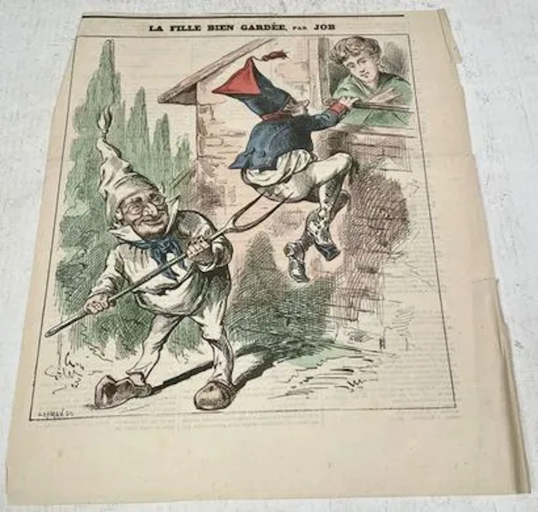 JOB — La Fille bien gardée - Lot 140