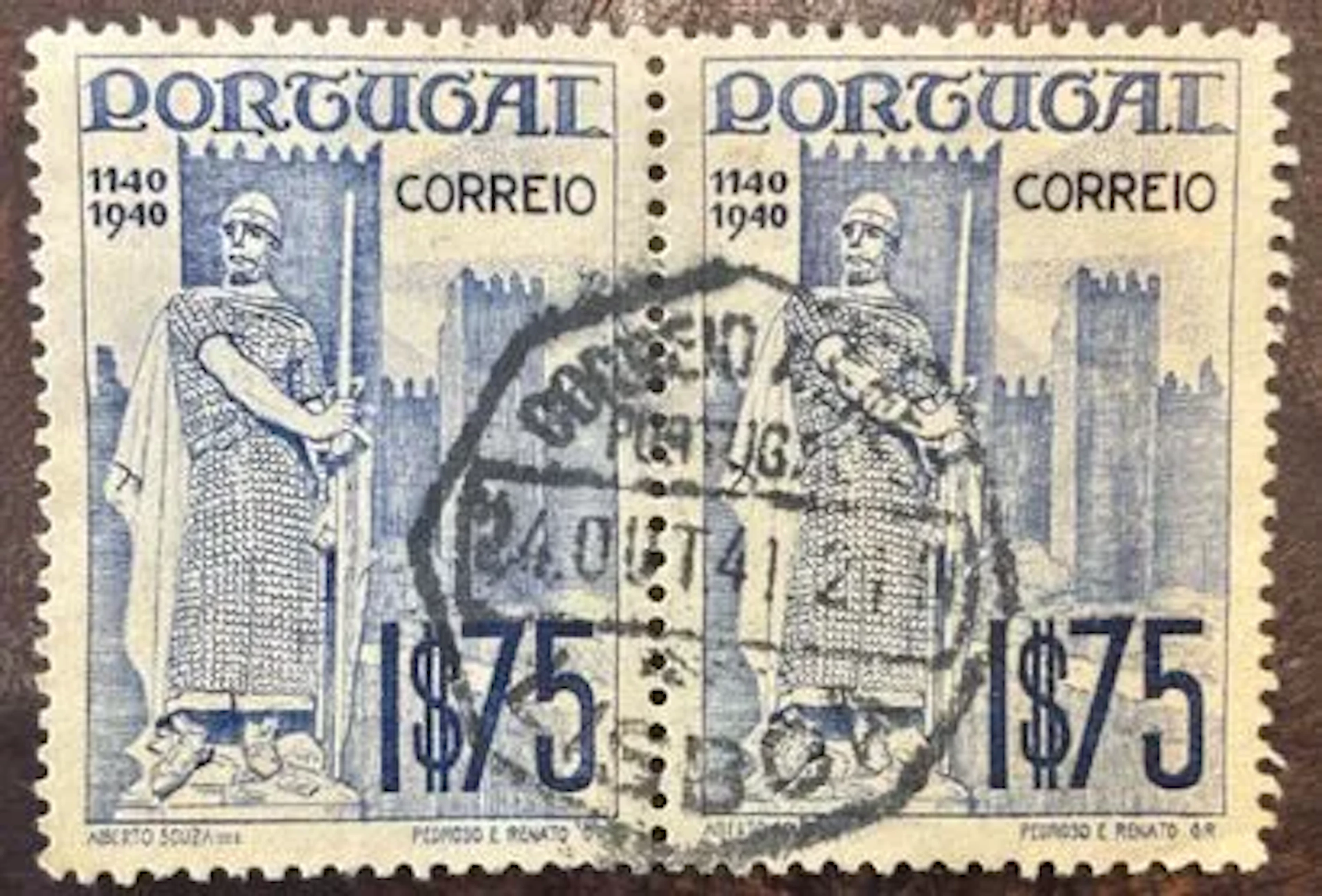 PORTUGAL — 1$75 — 8e centenaire du Portugal - Lot 243