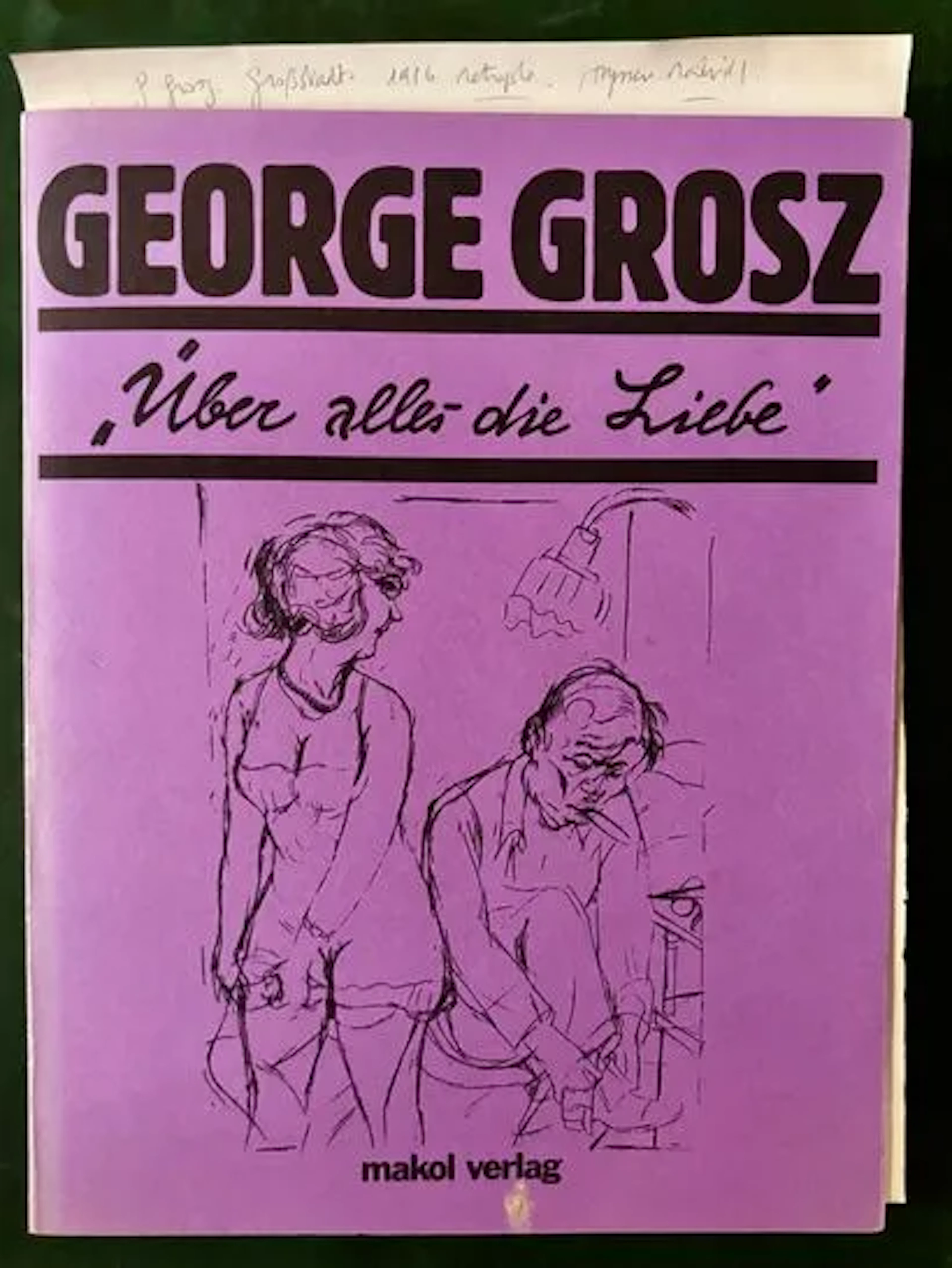 GEORGE GROSZ — Über alles die Liebe - Lot 105