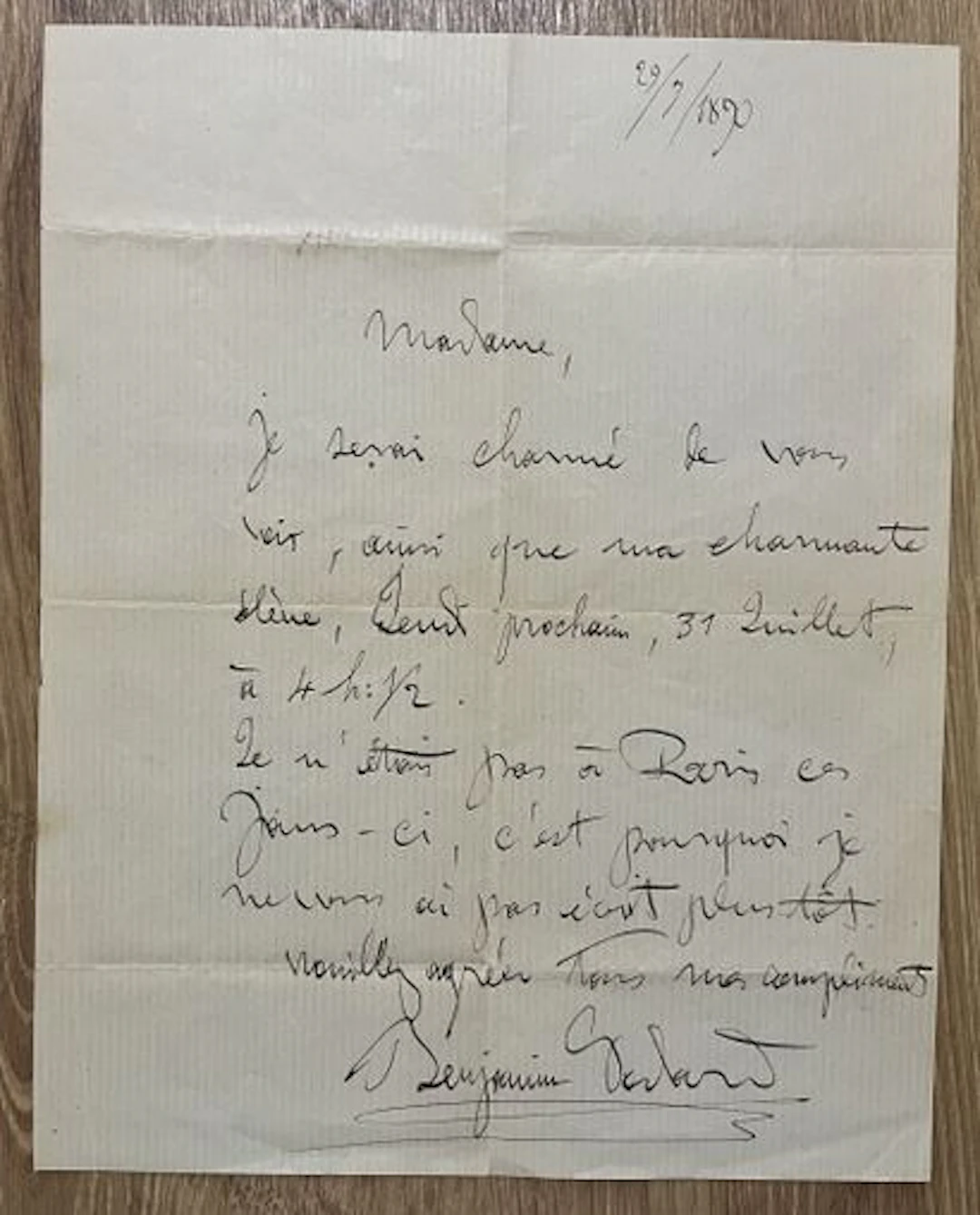 GODARD (Benjamin) (1849-1895), compositeur et chef d'orchest - Lot 178