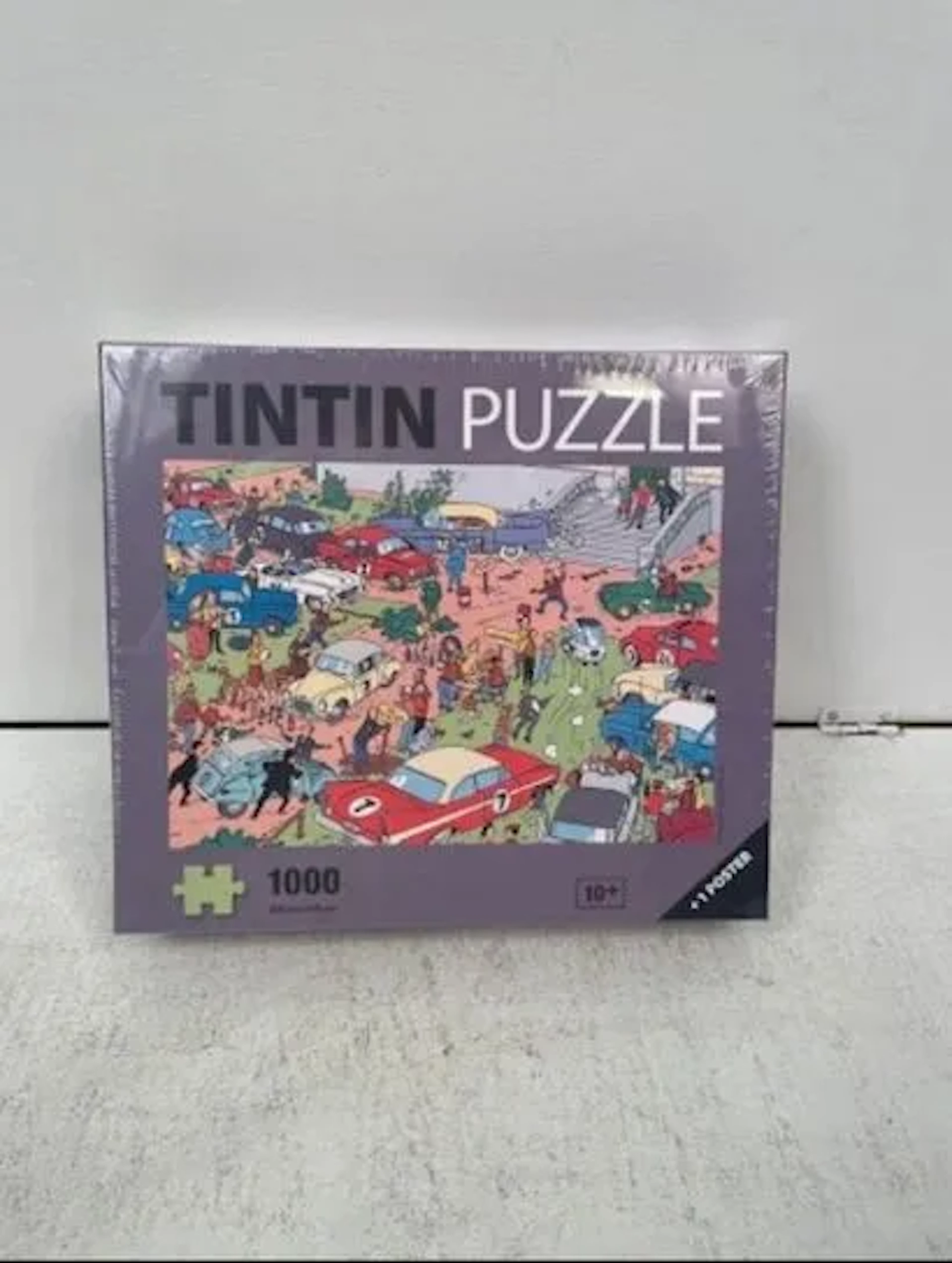 1,000-Piece Tintin Puzzle - The Cars from *The Calculus Affa - Lot 257