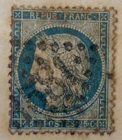 FRANCE — Empire, Napoleon III, 5 c. blue-green - Lot 79