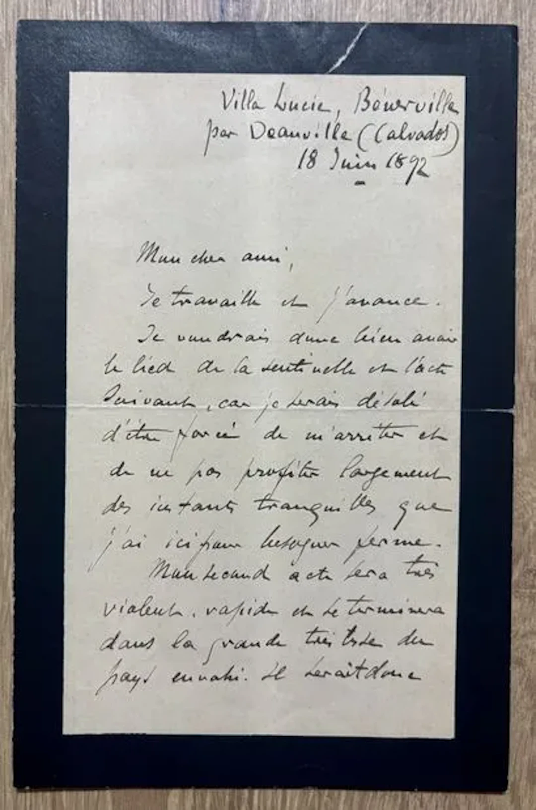 BRUNEAU (Alfred) (1857–1934). French composer and conductor. - Lot 26