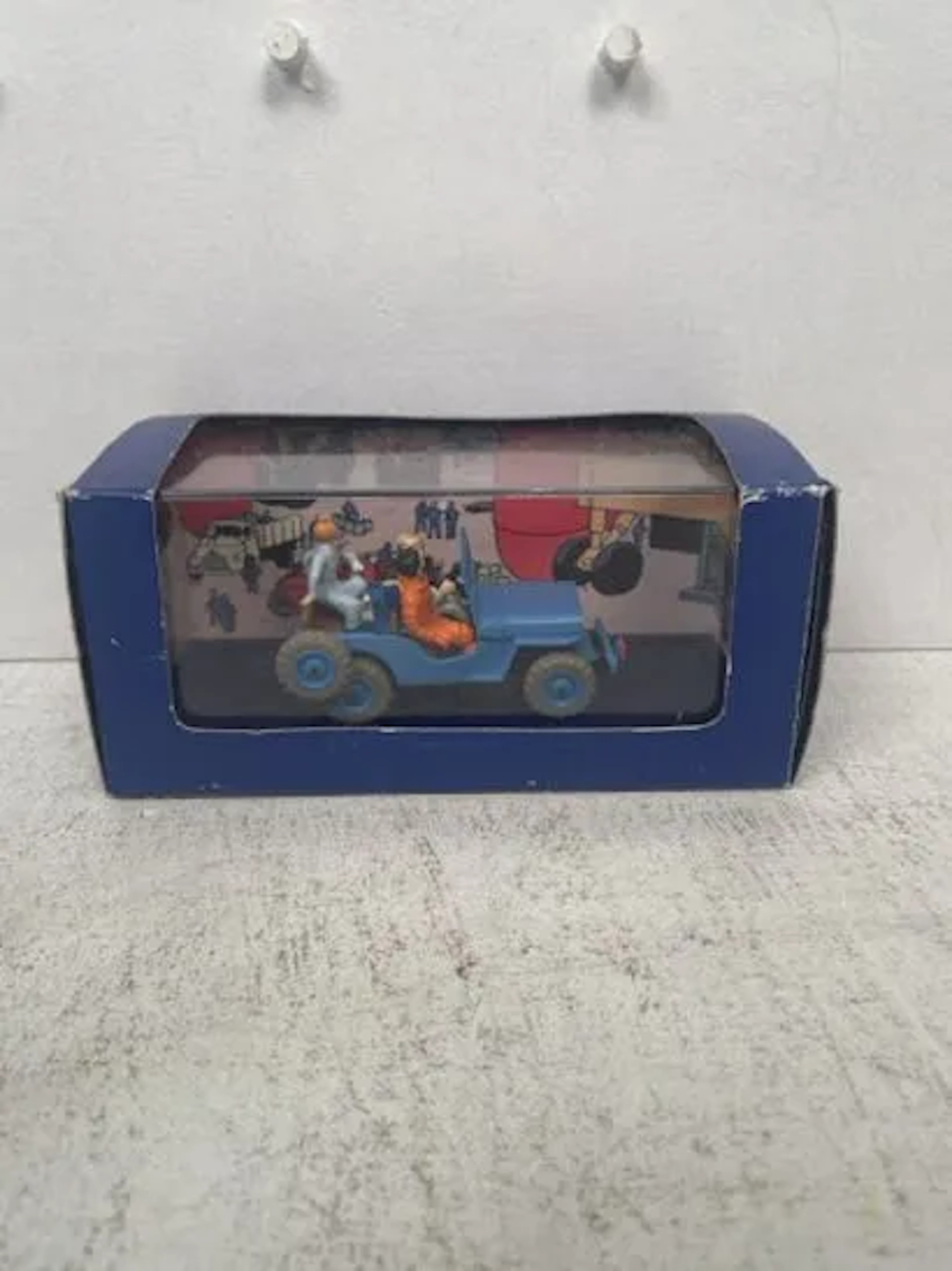 1/43 Scale Tintin Car "The Blue Jeep" - Destination: The Moo - Lot 274
