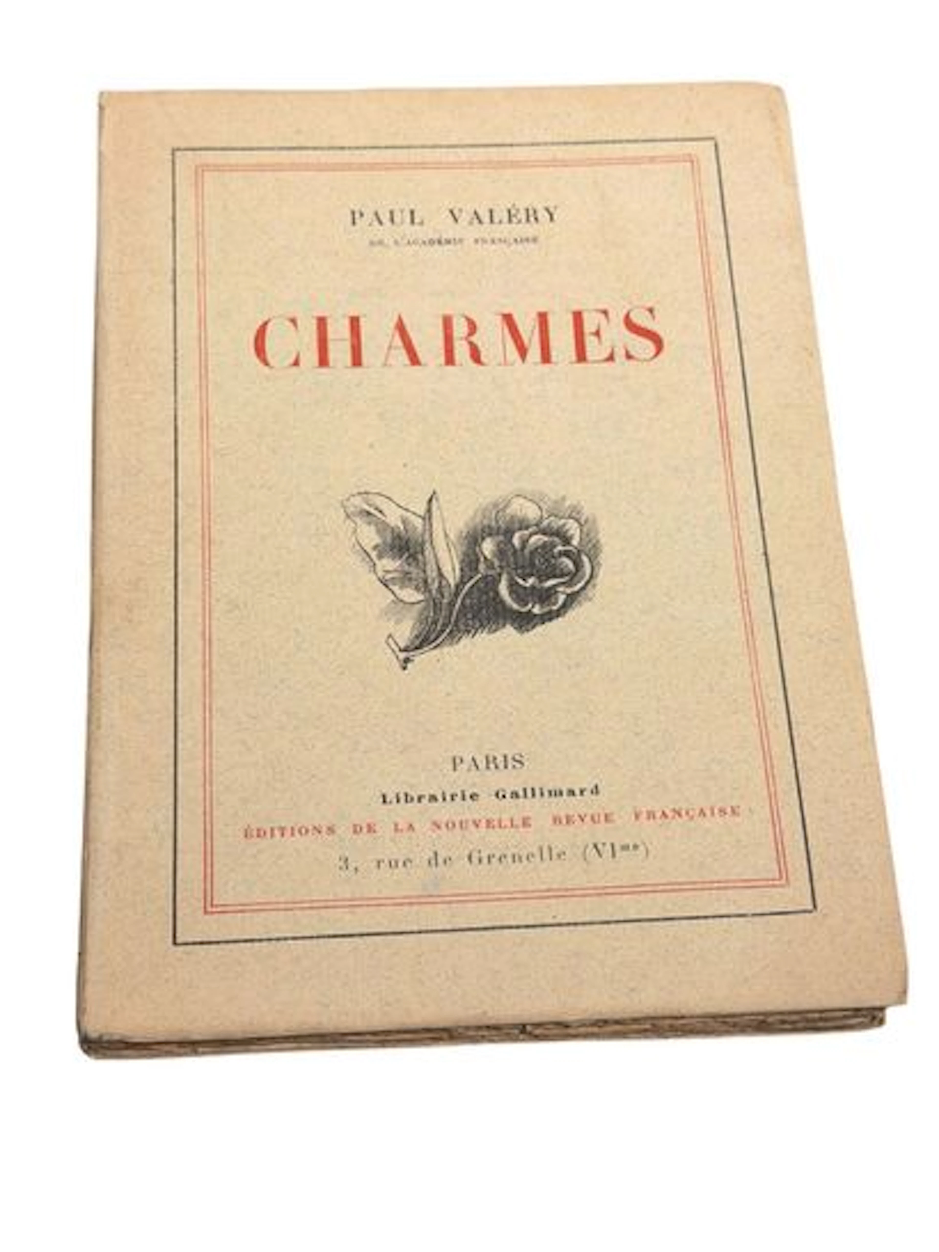 PAUL VALERY (1871-1945) - CHARMES - Lot 101