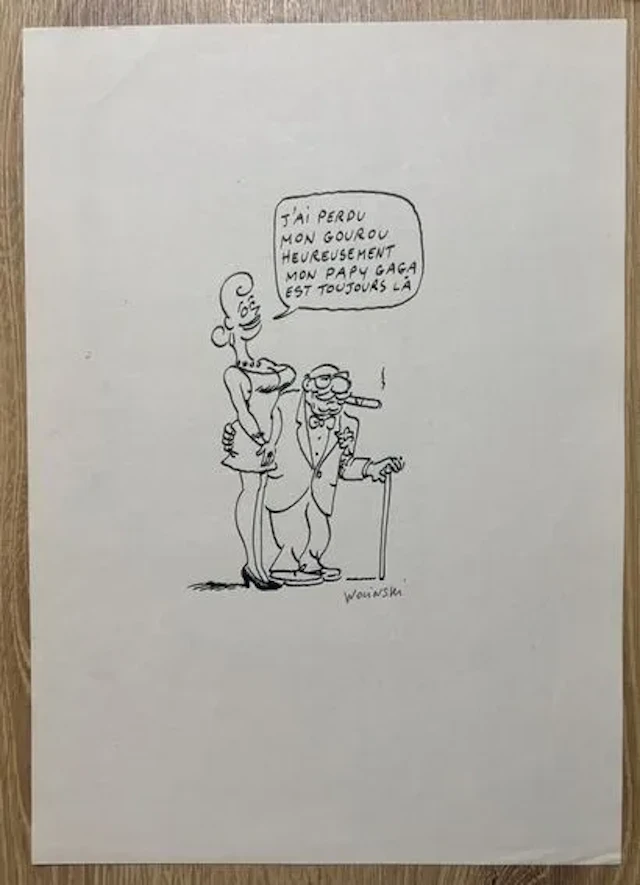 WOLINSKI (Georges) — “I’ve Lost My Guru” - Lot 300