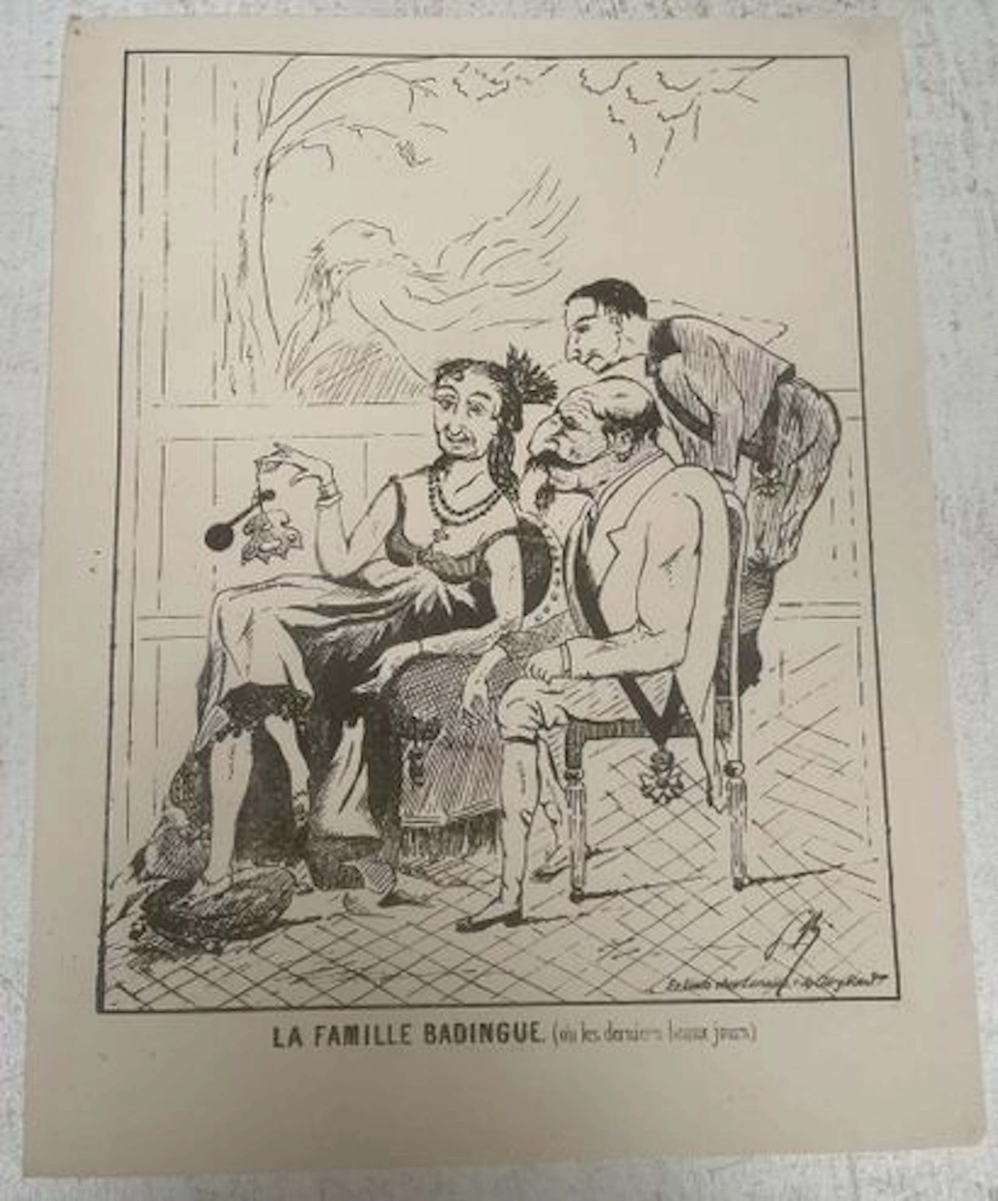 LA FAMILLE BADINGUE - Lot 181