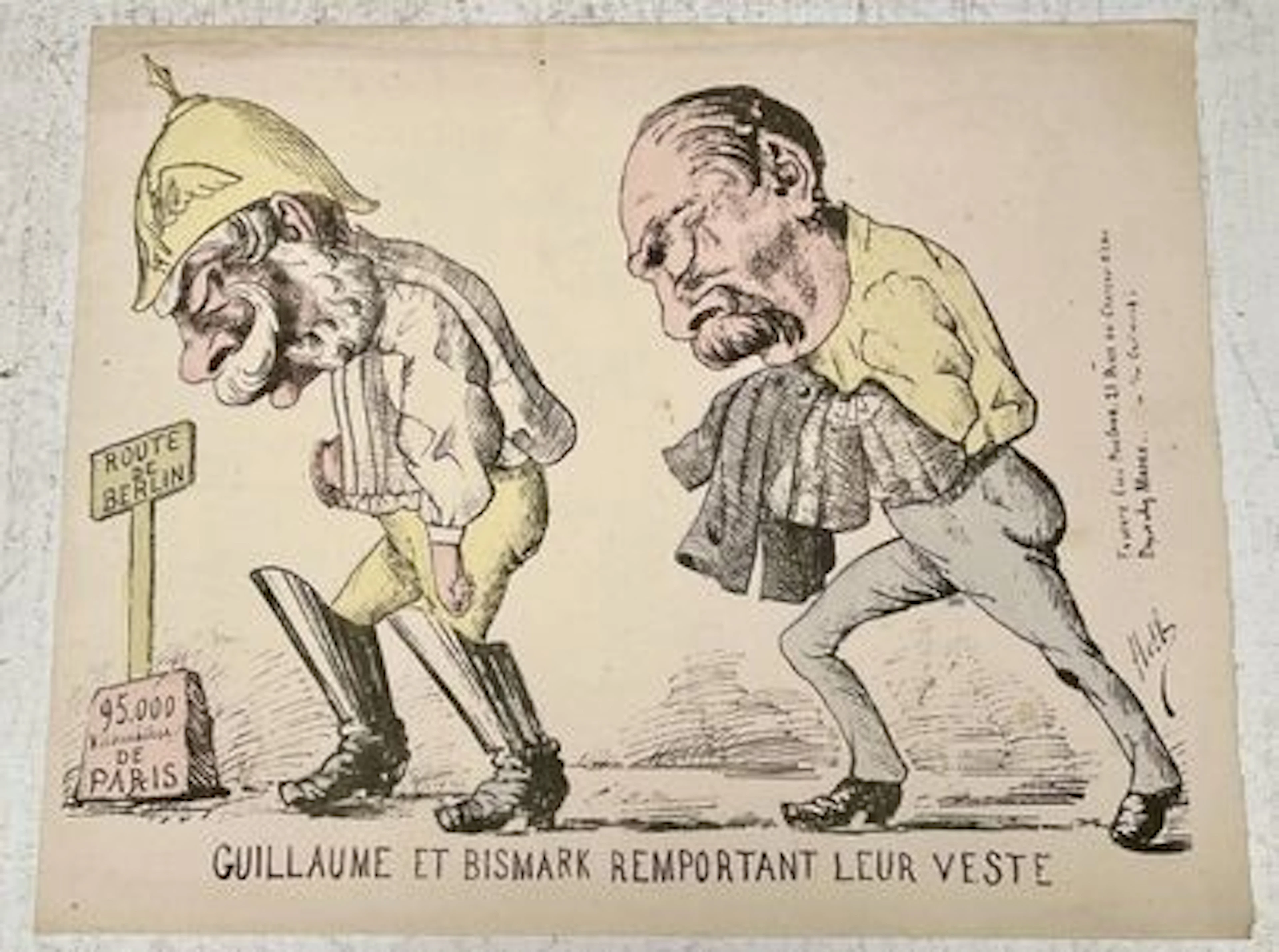 HADOL — « GUILLAUME ET BISMARK REMPORTANT LEUR VESTE » - Lot 121