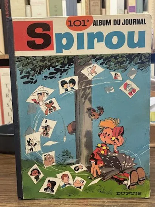 Spirou Album No. 101 - Dupuis Publisher's Binding - 1967 (Bl - Lot 285