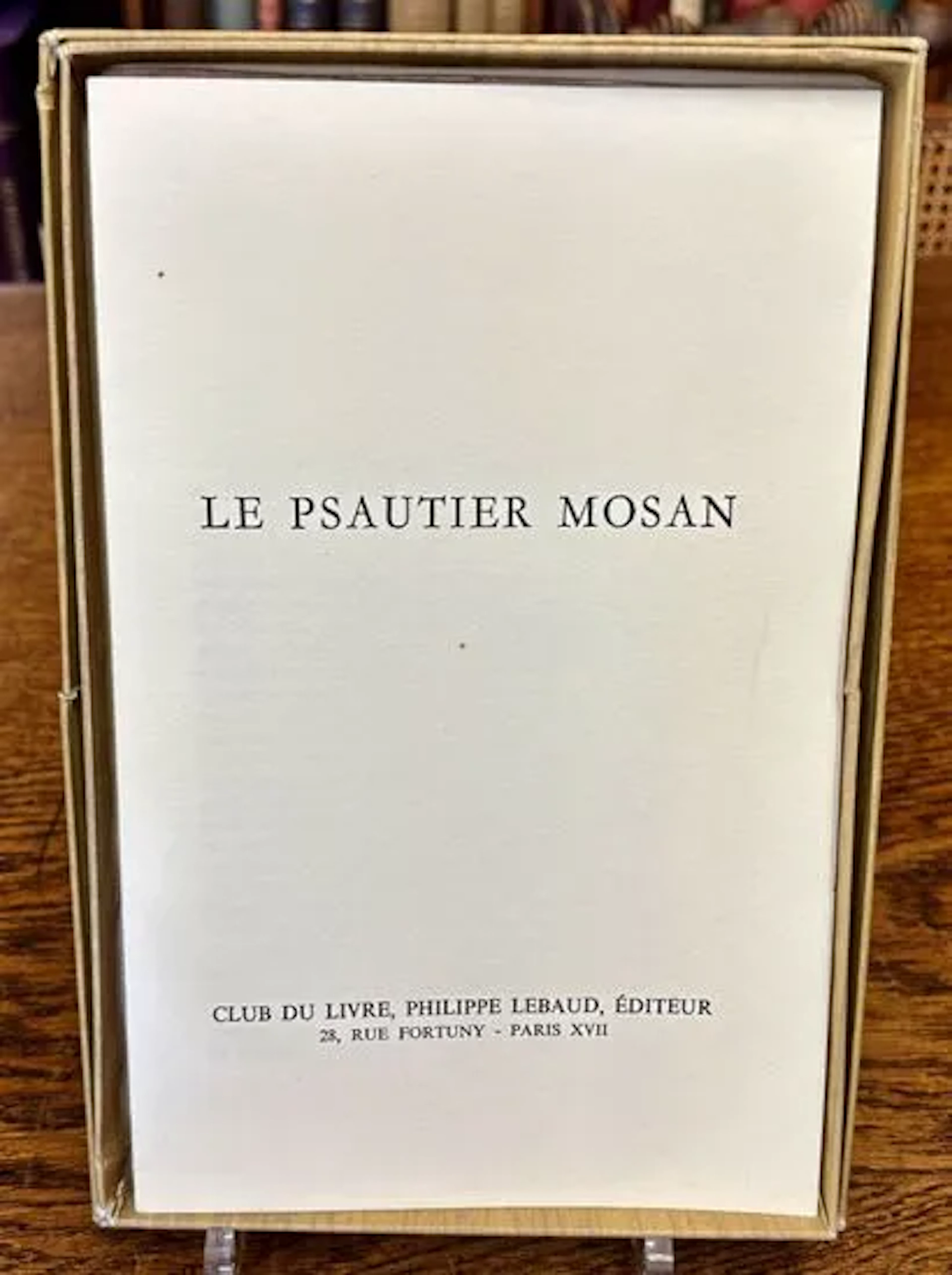KRAMER (Manfred). Le Psautier Mosan. Paris, Club du Livre, P - Lot 151