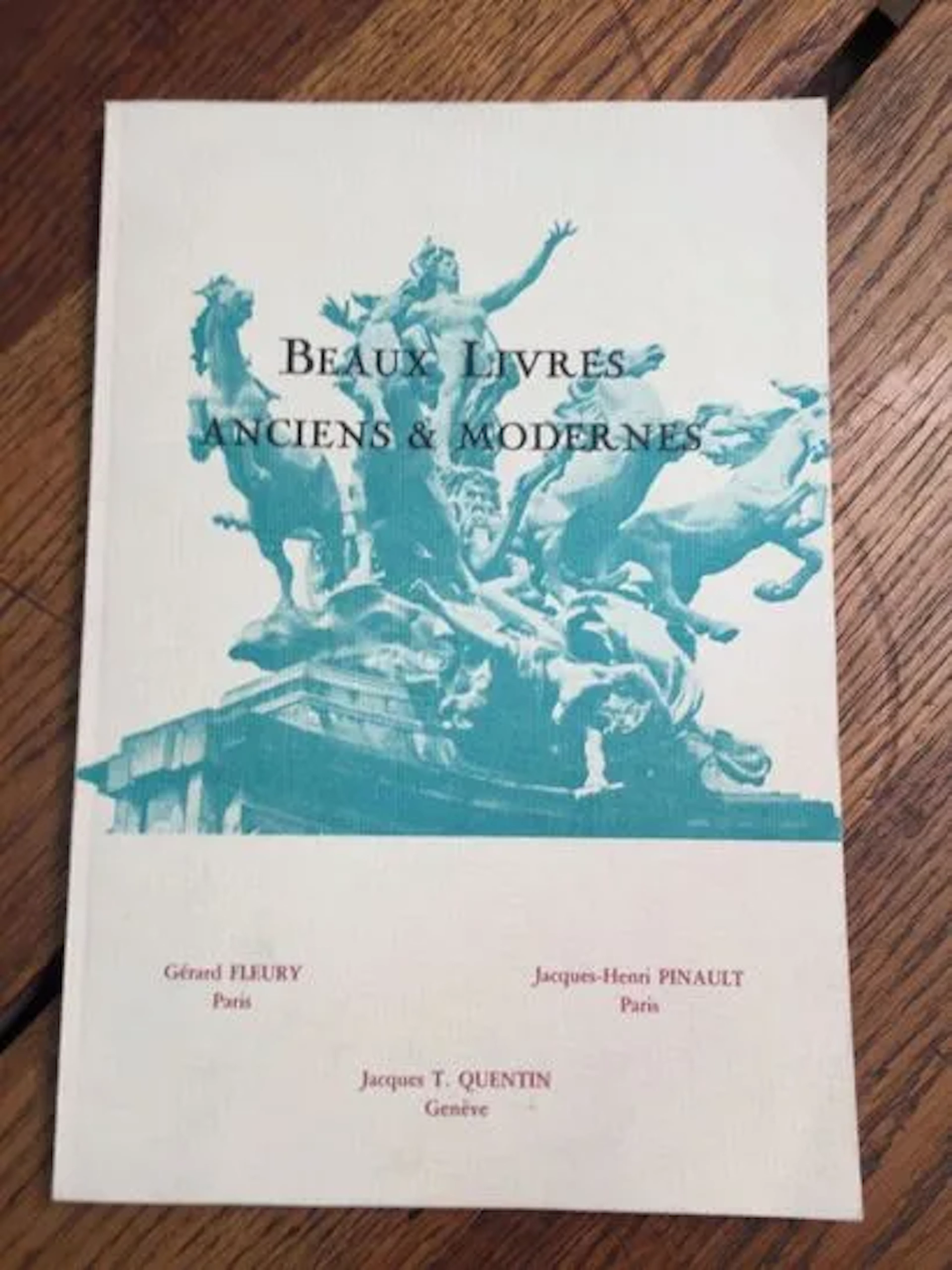 FLEURY - PINAULT - QUENTIN — BEAUX LIVRES ANCIENS & MODERNES - Lot 98