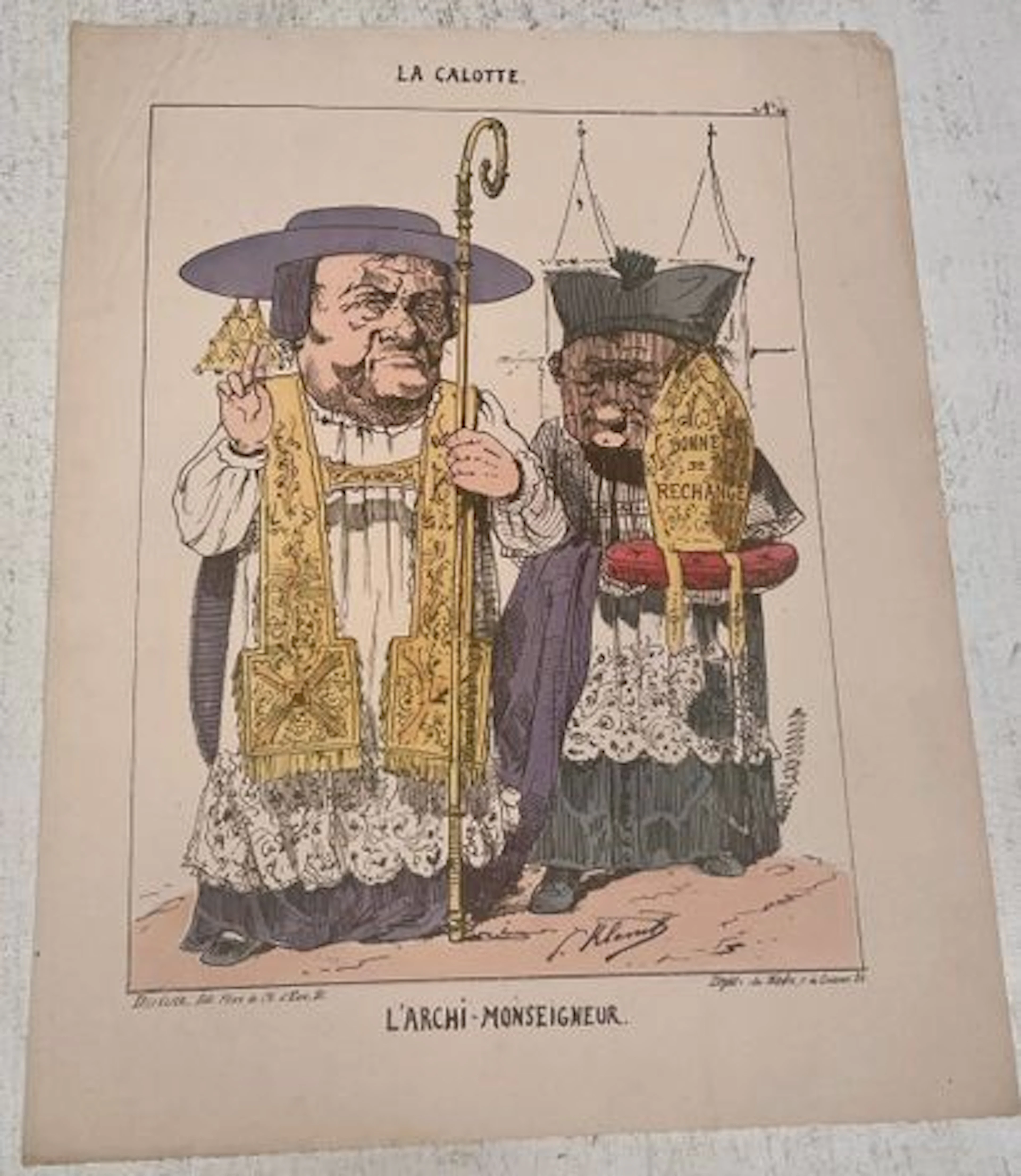 KLENCK — LA CALOTTE, « L'ARCHI-MONSEIGNEUR » - Lot 145