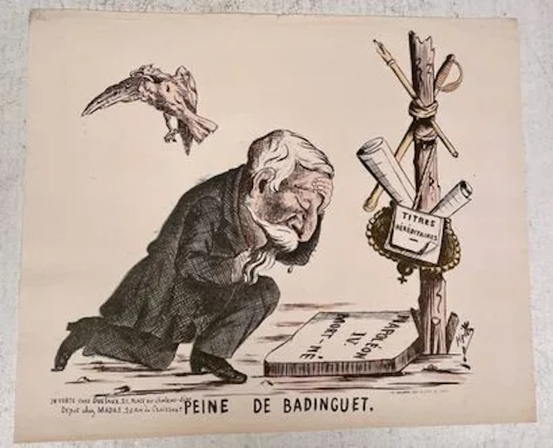 HADOL — « PEINE DE BADINGUET » - Lot 131