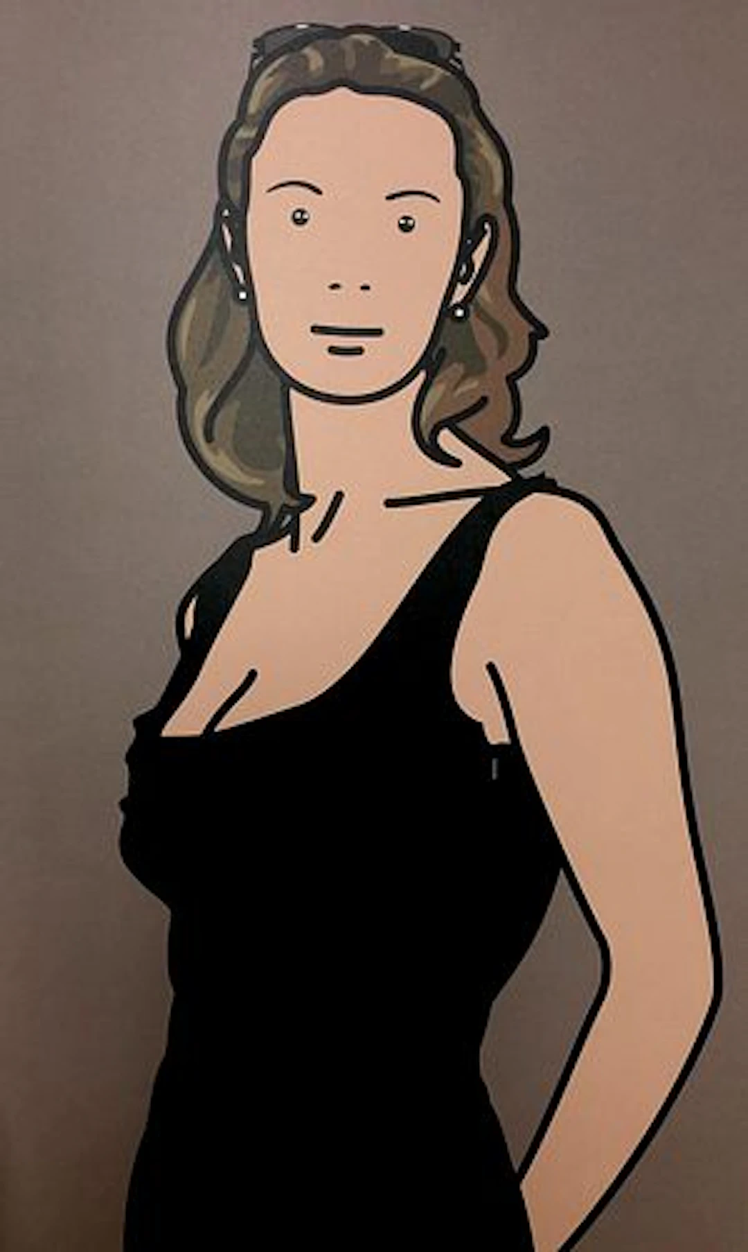 Julian Opie - Kiera with Pendant