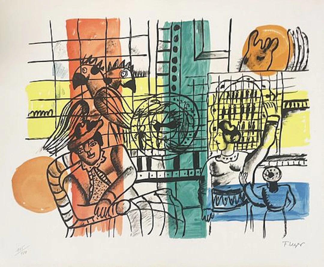 Fernand Leger - La Marchande D'Oiseaux
