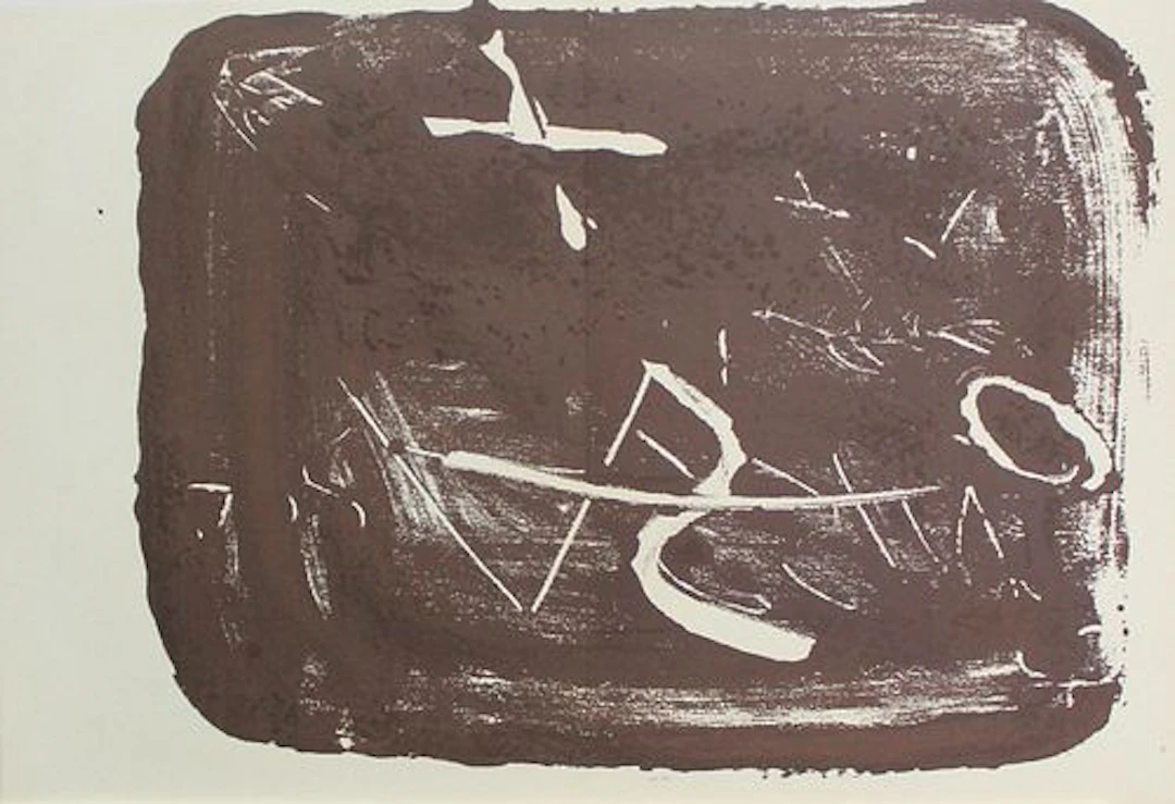 Antoni Tapies (After) - Monotype III