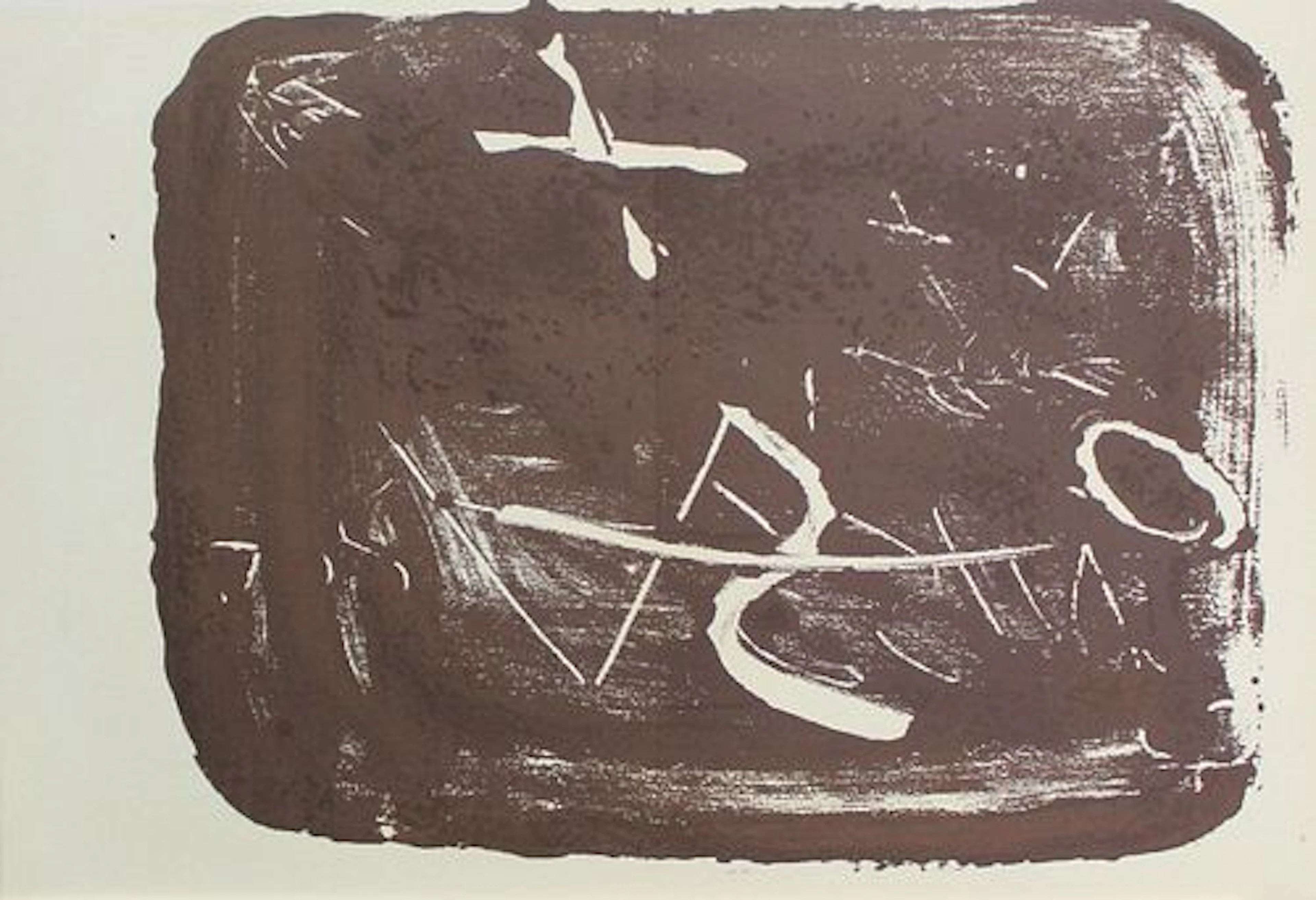 Antoni Tapies (After) - Monotype III