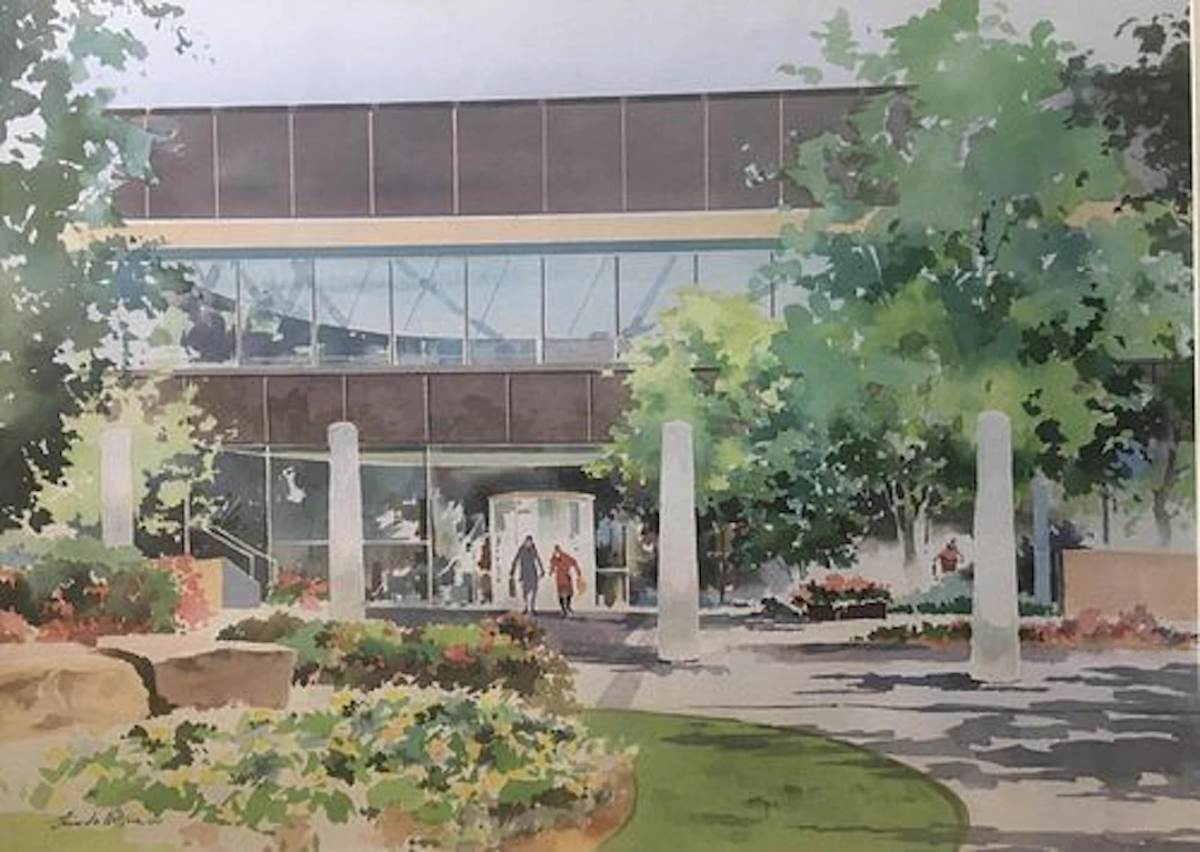 Howard Watson - Original Watercolor Newtown Square