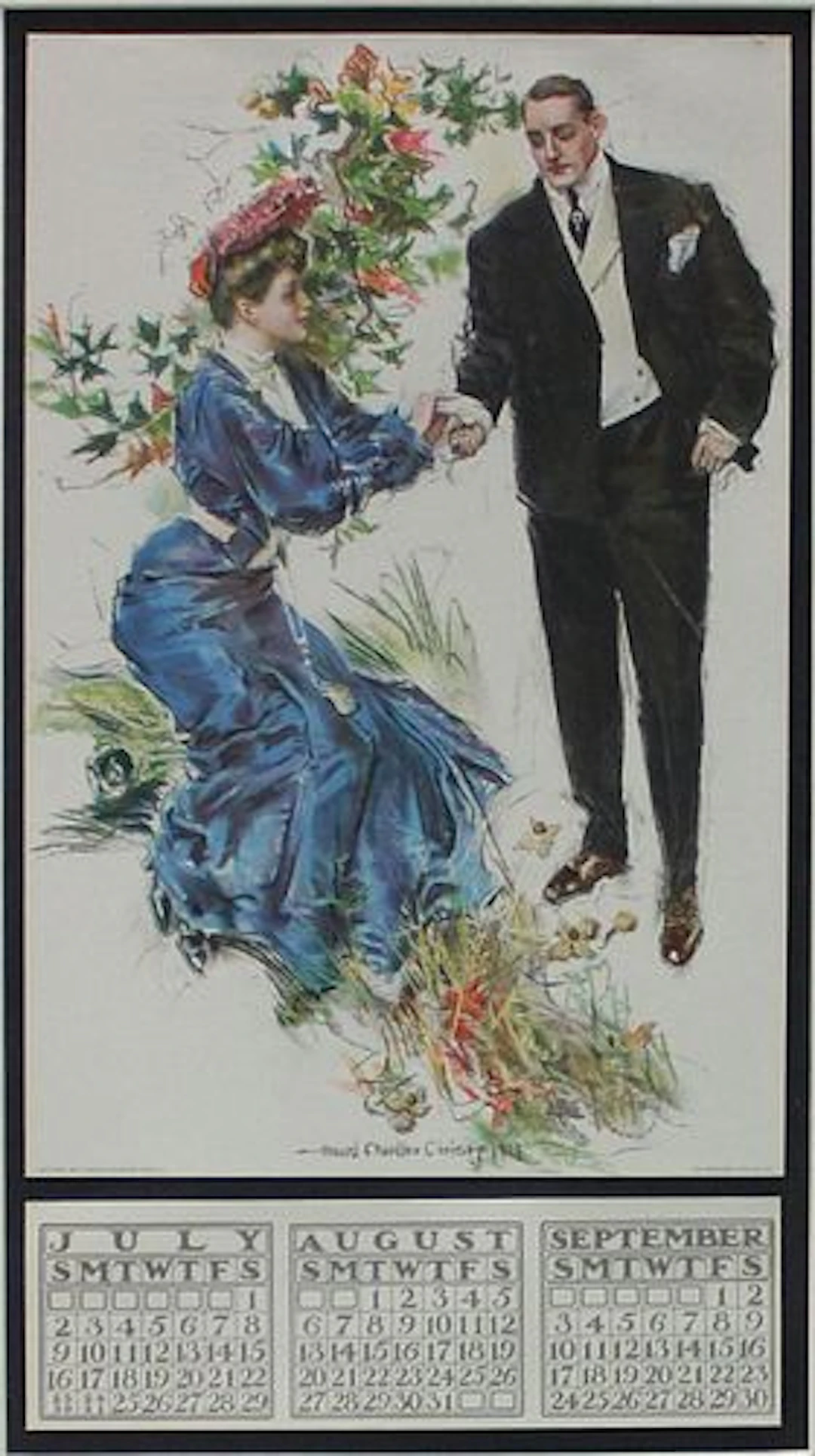 Howard Chandler Christry - Vintage Calander