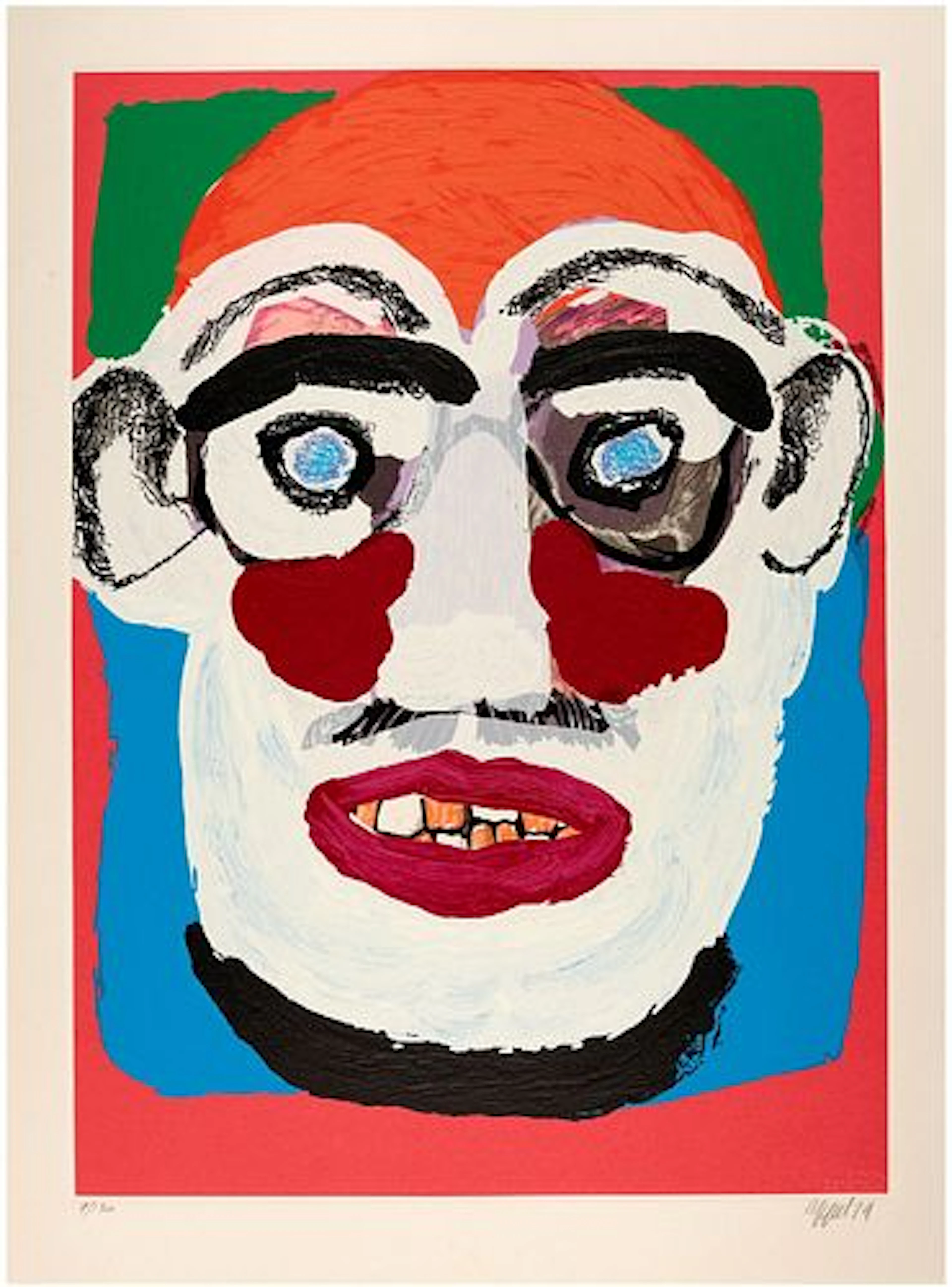 Karel Appel - Face