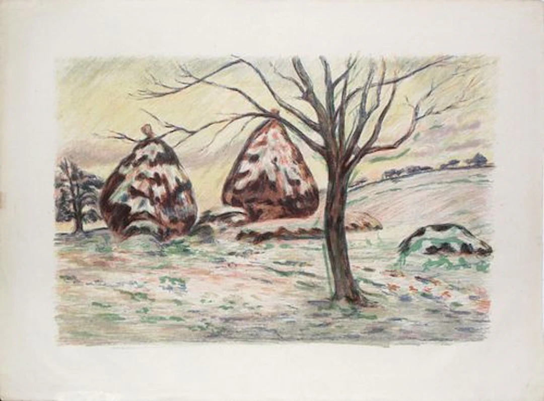 Armand Guillaumin - Paysage Aux Meules