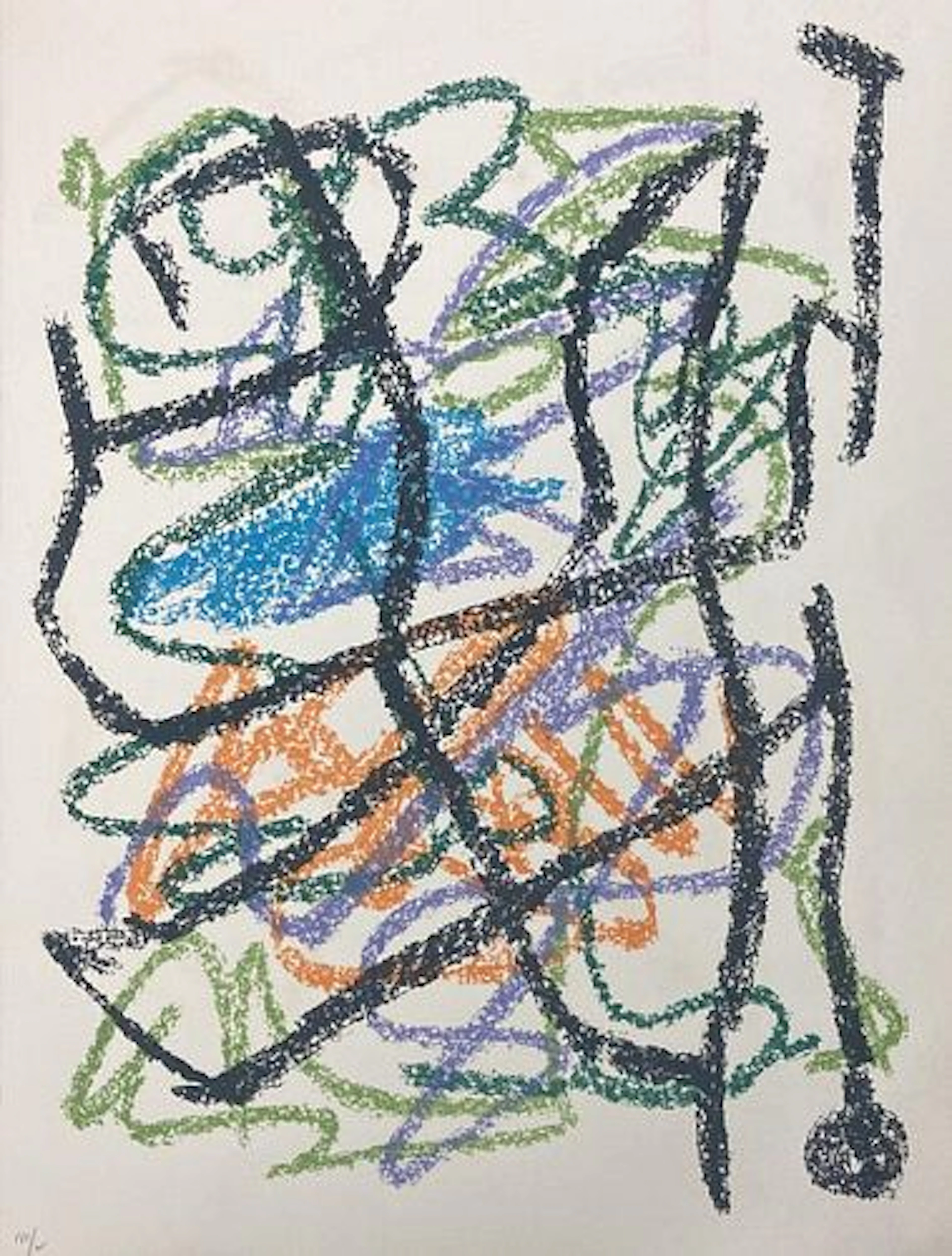 Joan Miro - Untitled from "Je travaille comme un jardinier"