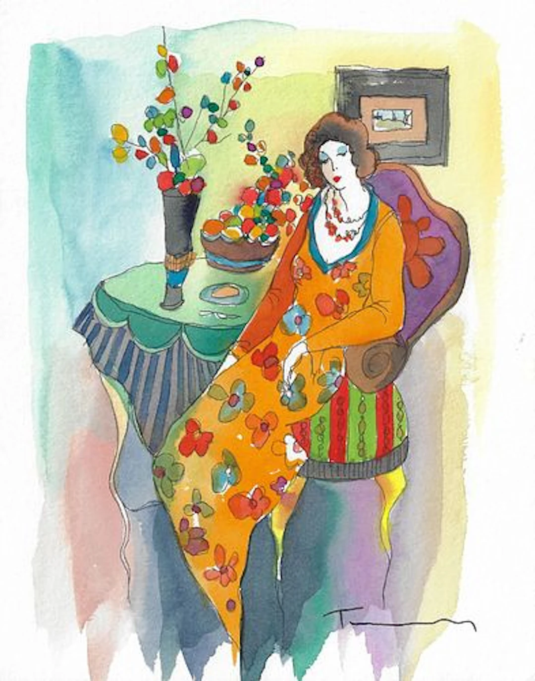 Itzchak Tarkay - Untitled