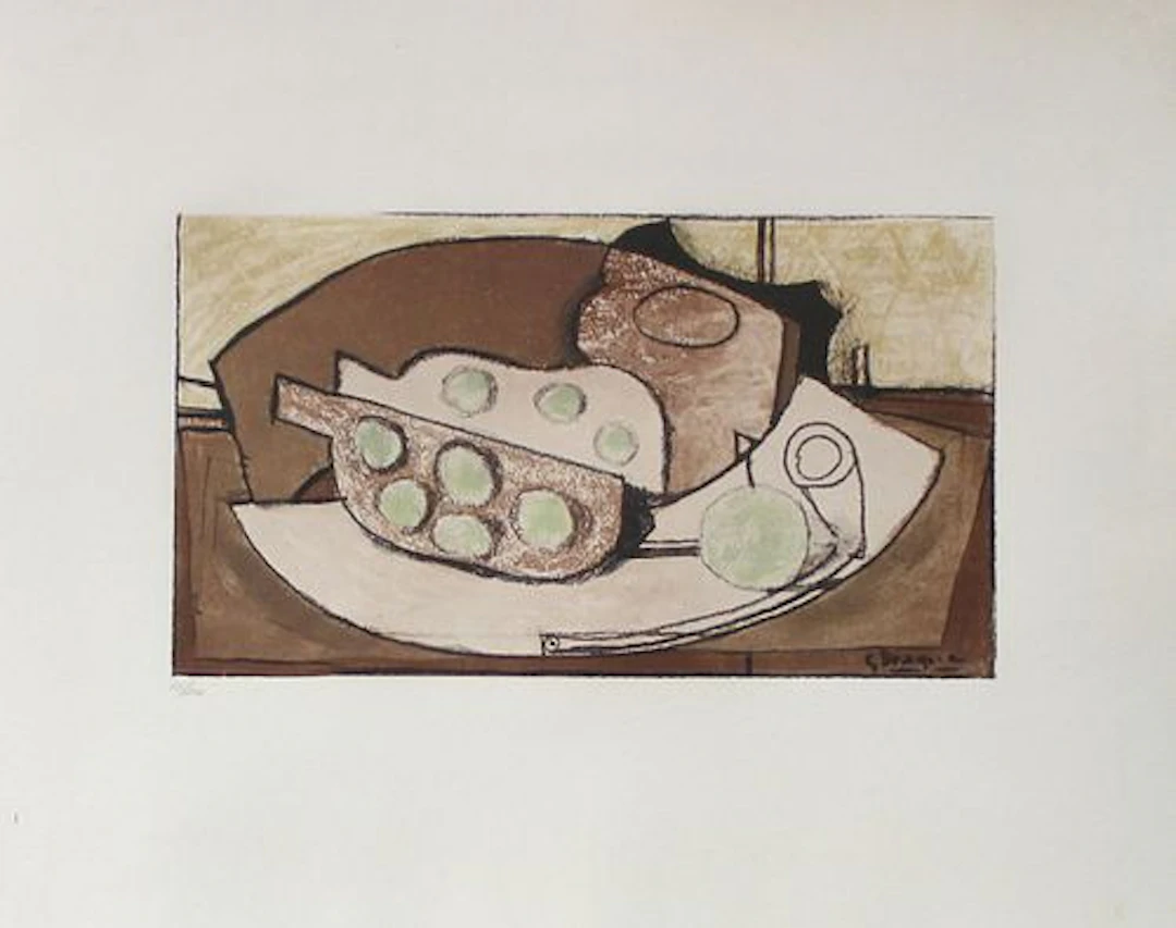 Georges Braque - Grenades et Pipe