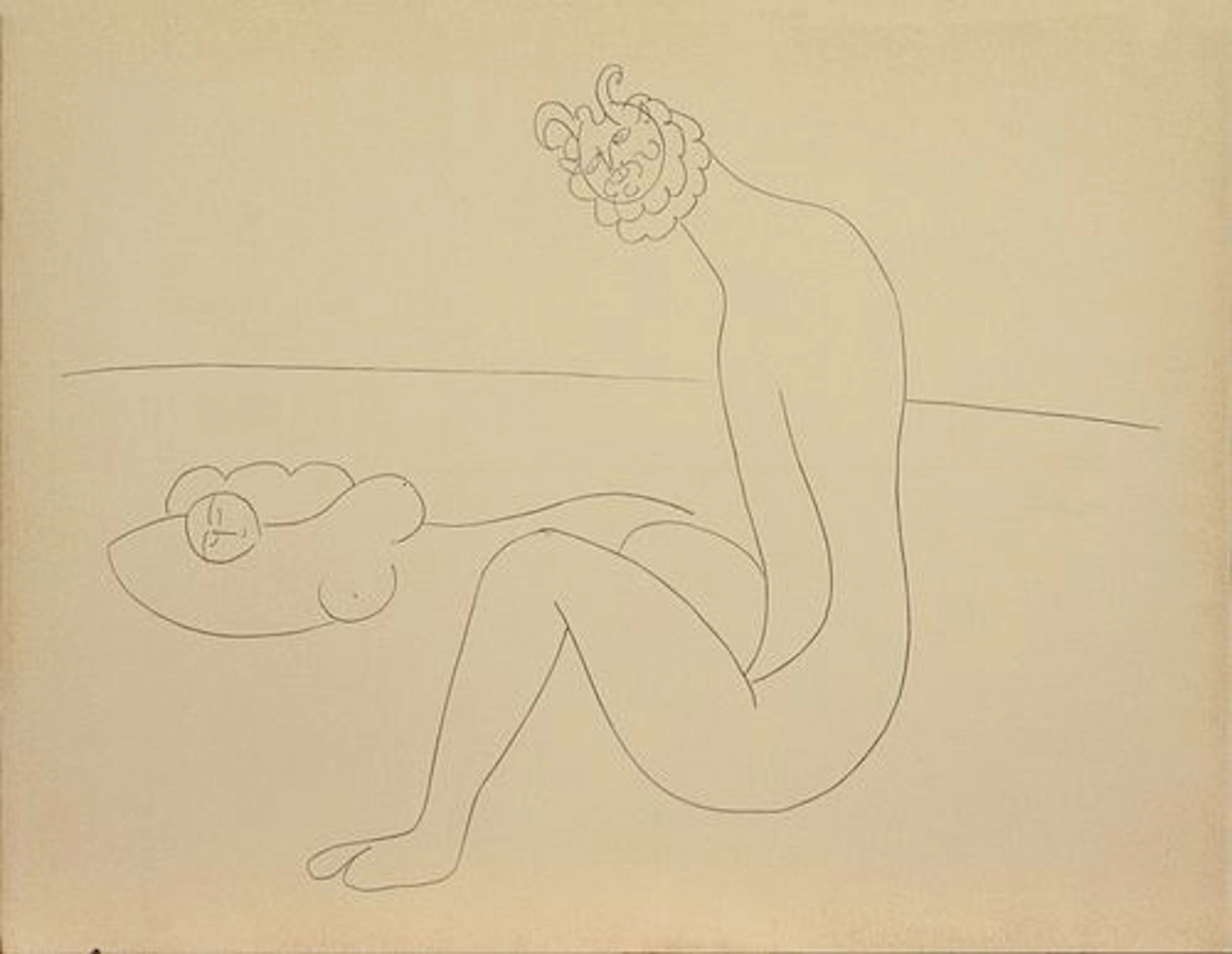 Pablo Picasso - Untitled from "Mes dessins d'Antibes"