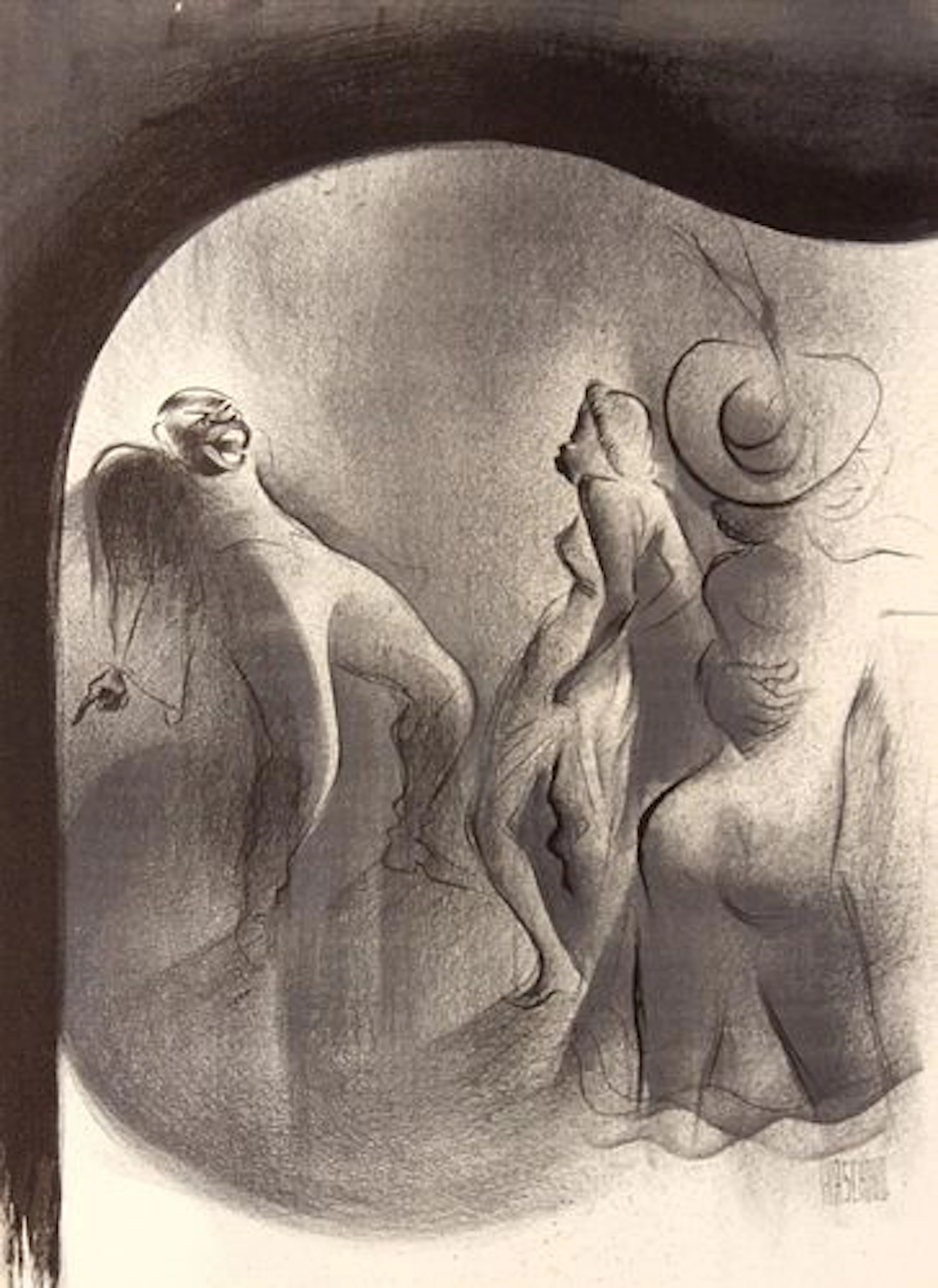 Al Hirschfeld - Boogie-Woogie