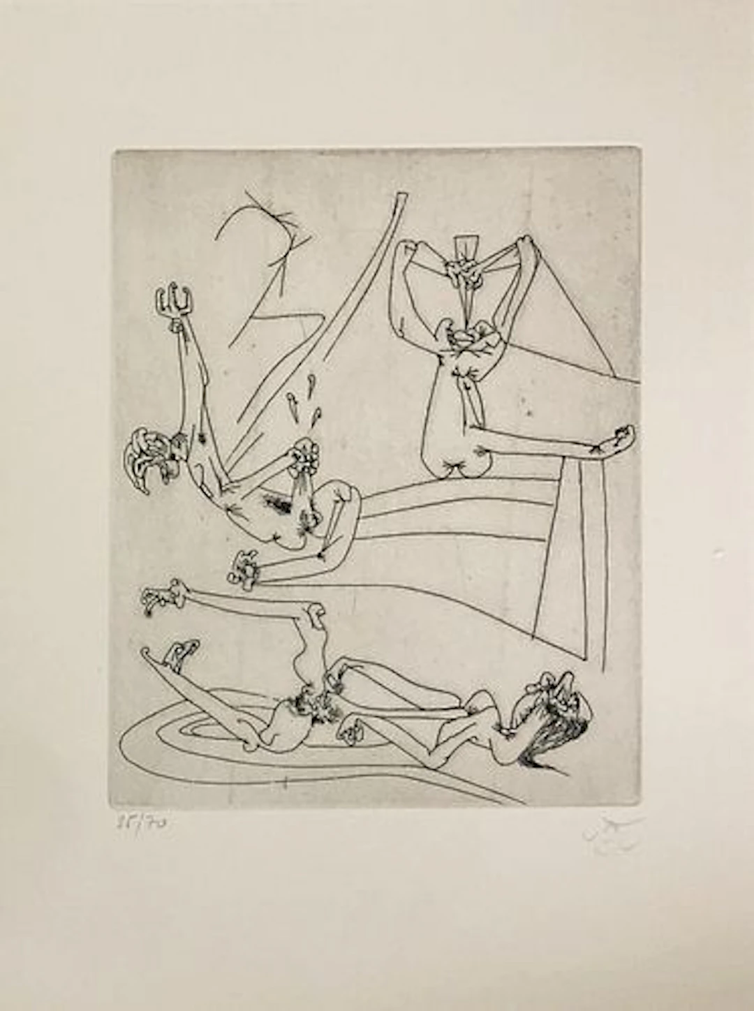Roberto Matta - Untitled 209 (From the New School