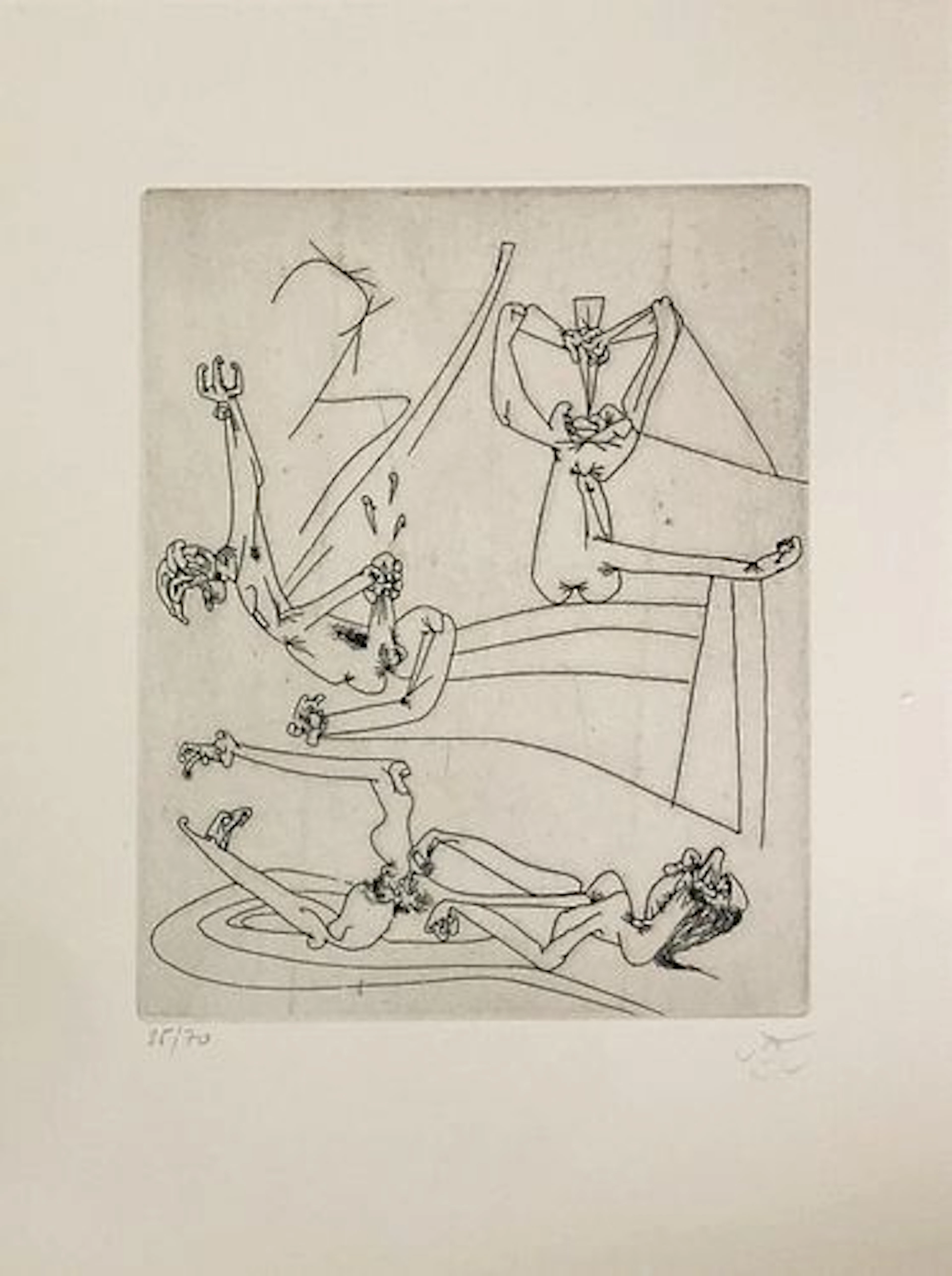 Roberto Matta - Untitled 209 (From the New School
