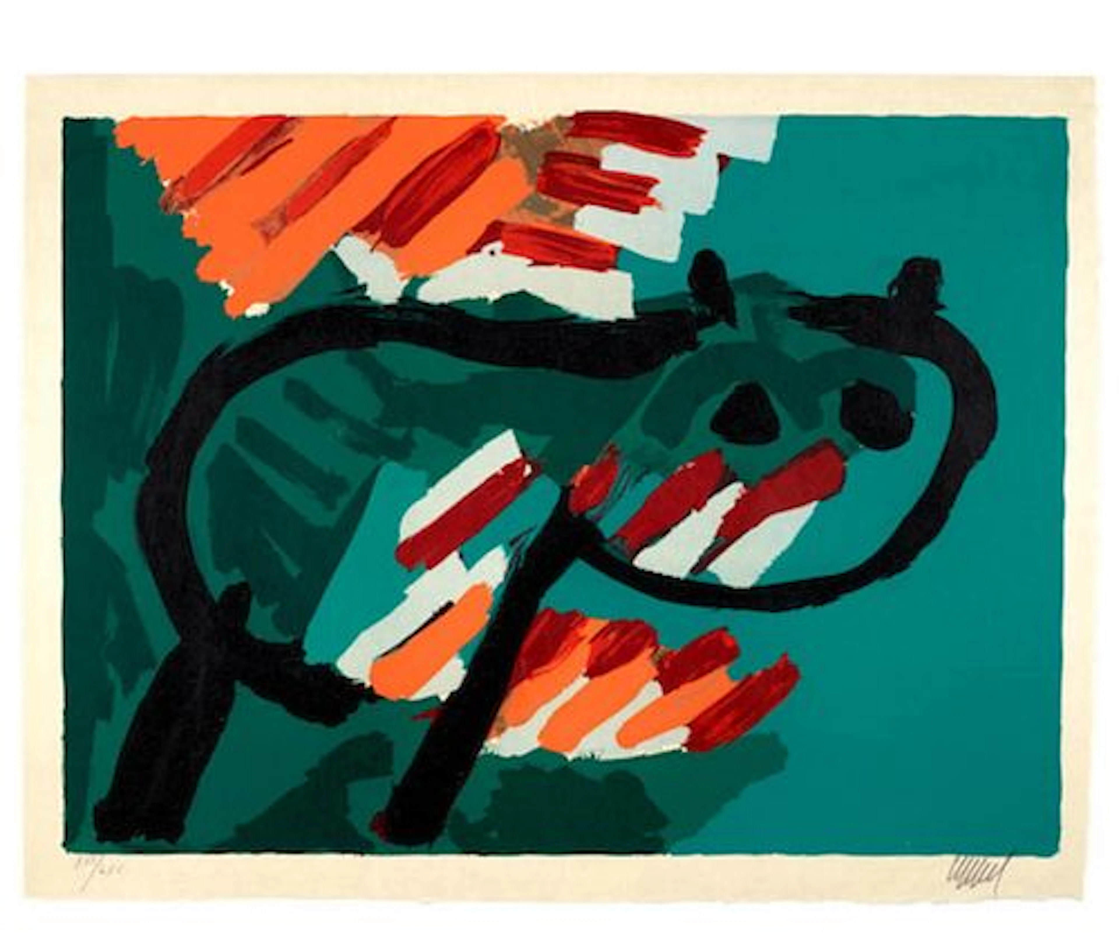 Karel Appel - Green Cat