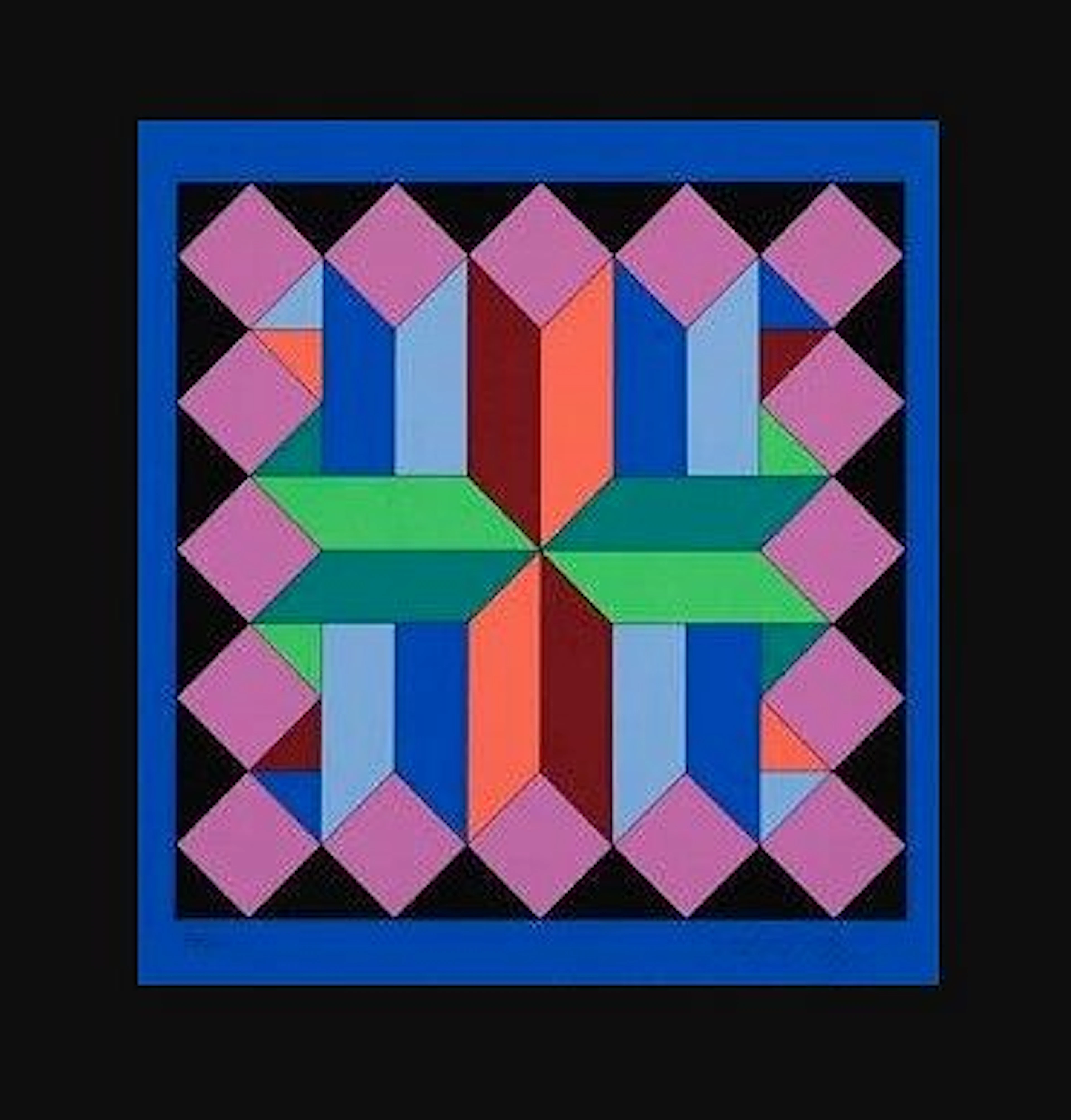 Victor Vasarely - Untitled Screenprint