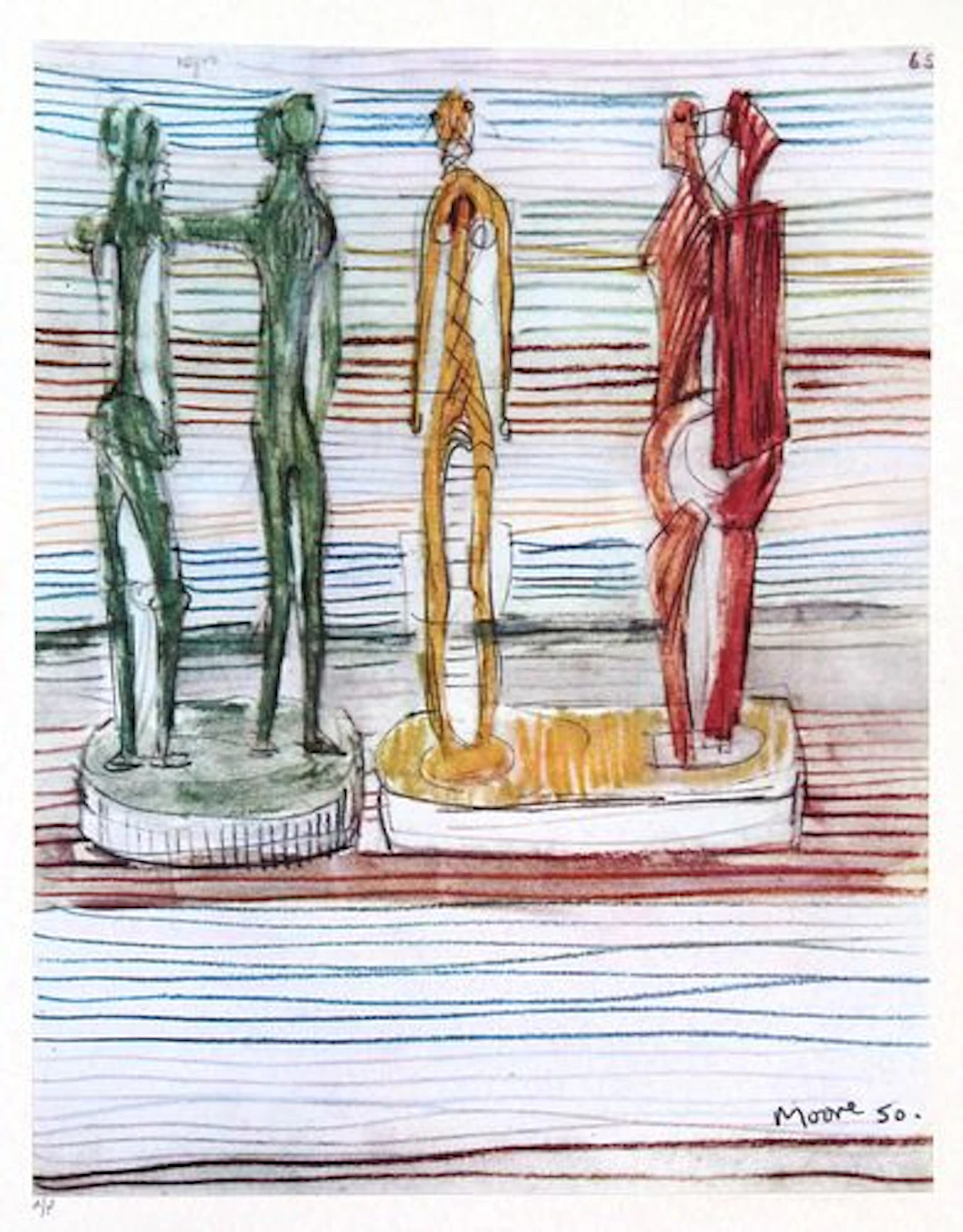 Henri Moore (After) - Tavola 30