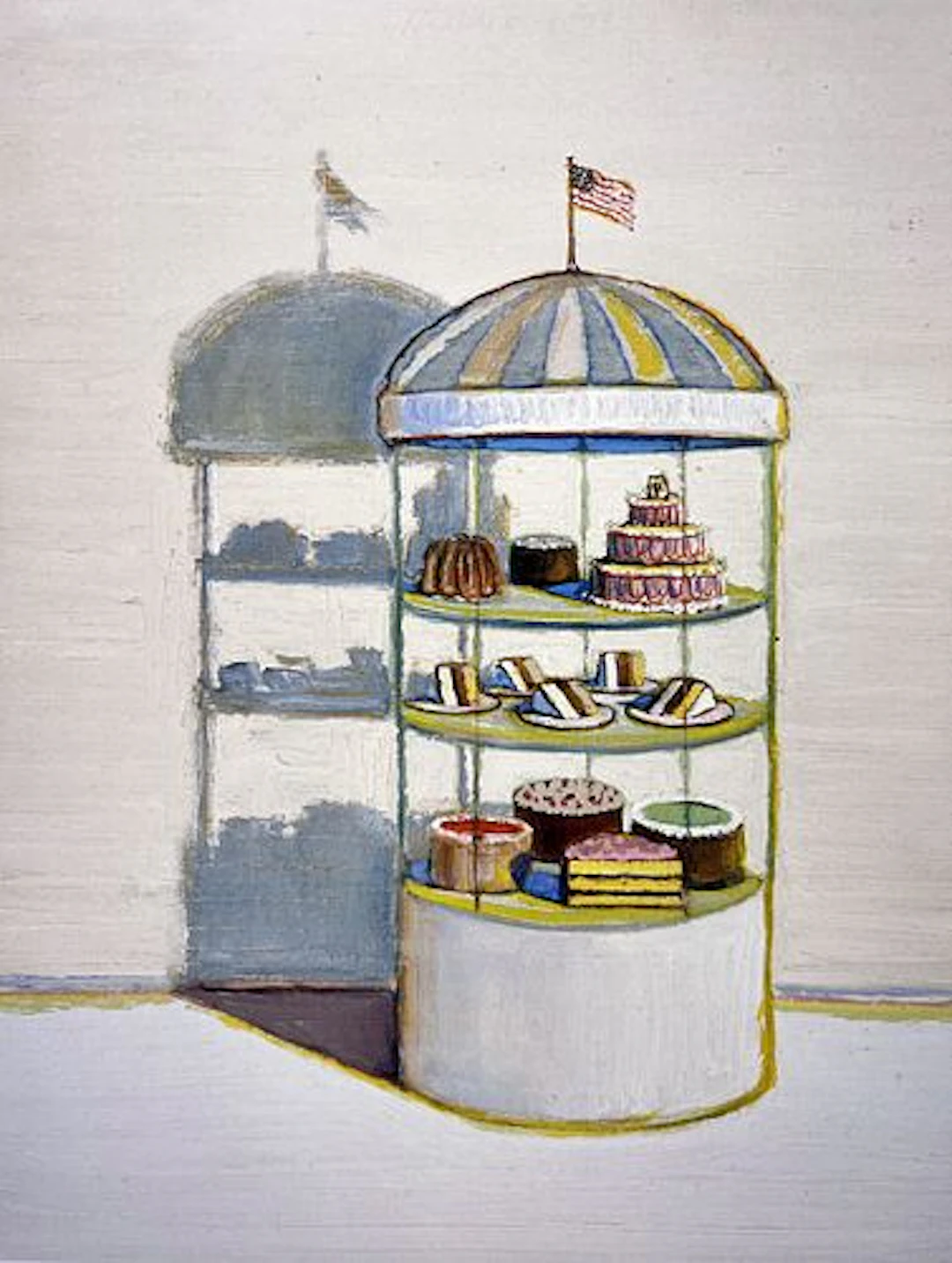 Wayne Thiebaud - Circular Cake Counter