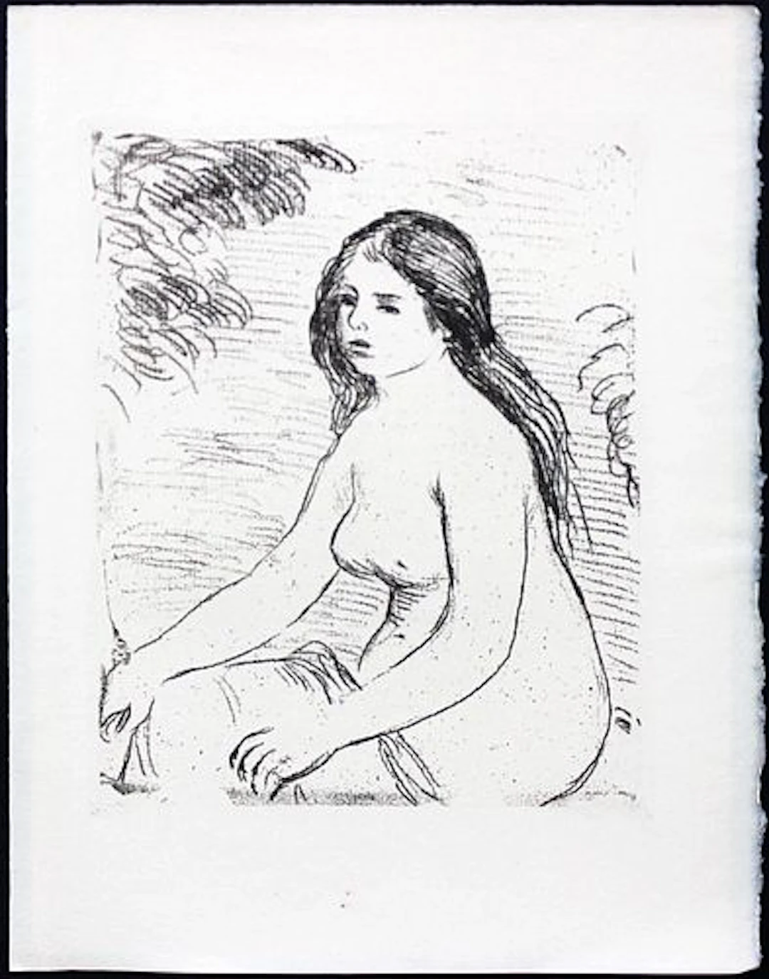 Pierre-Auguste Renoir - Femme Nue Assise