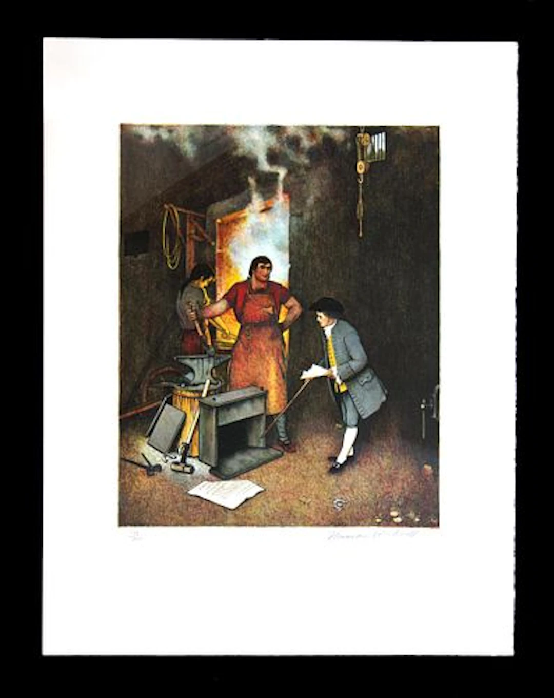 Norman Rockwell - The Village Smithy