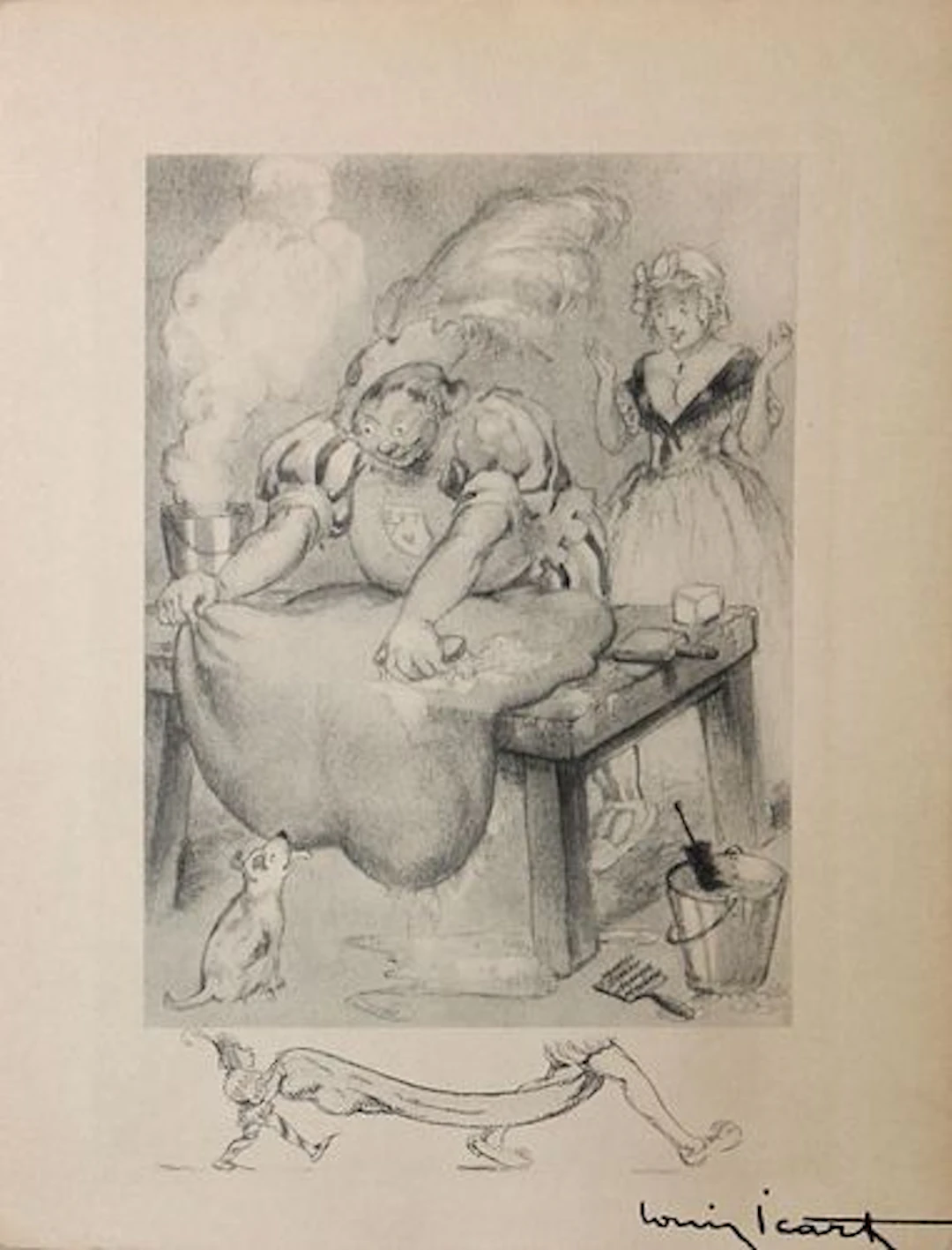Louis Icart - Untitled from "Gargantua et Pantagruel"
