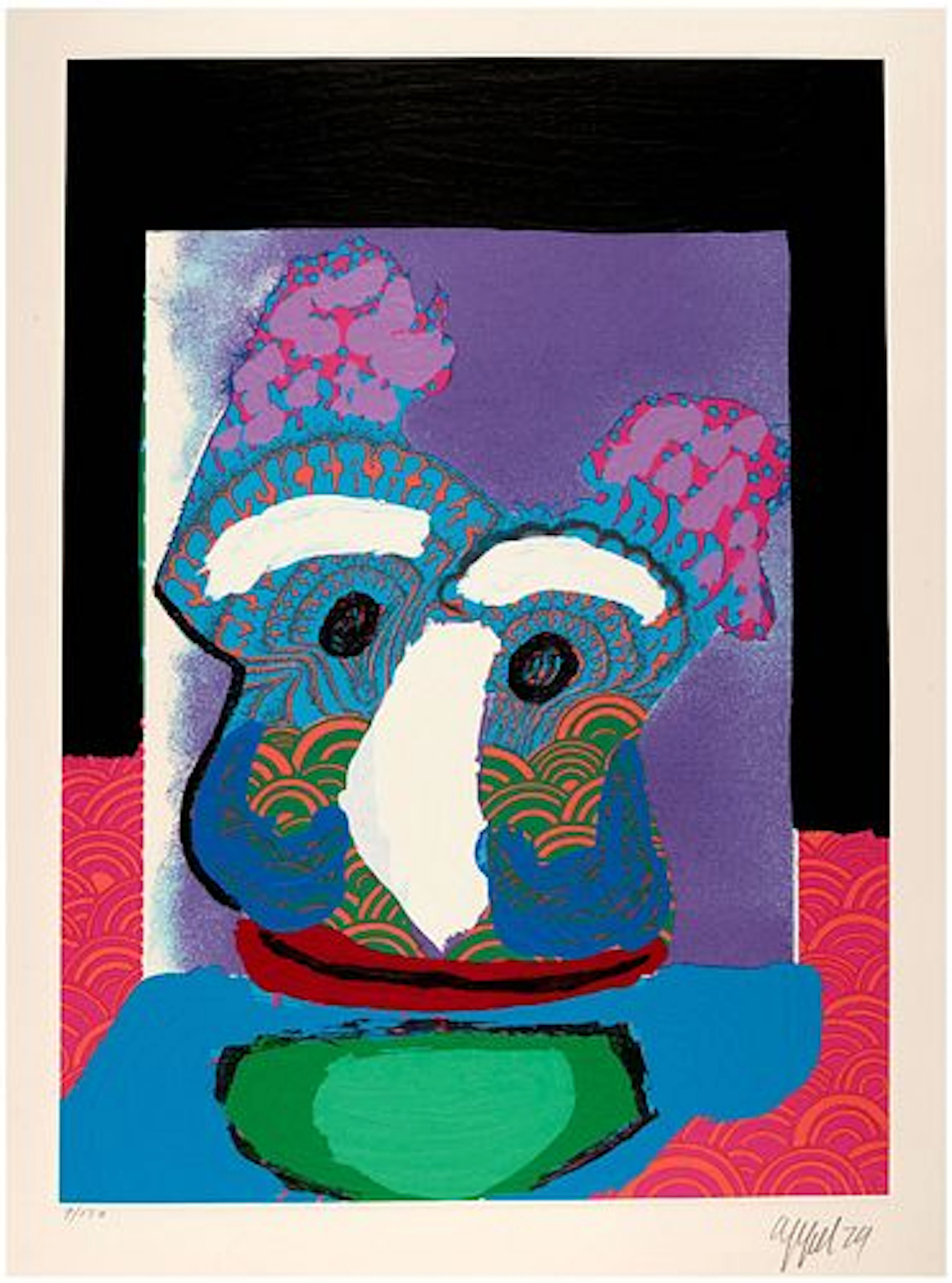 Karel Appel - Purple Owl