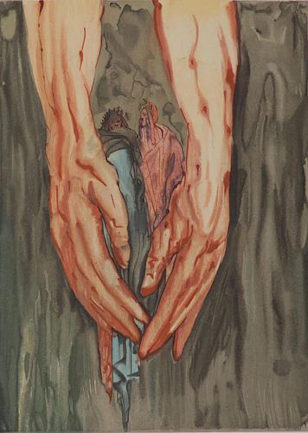 Salvador Dali - In the Hands of Anteus