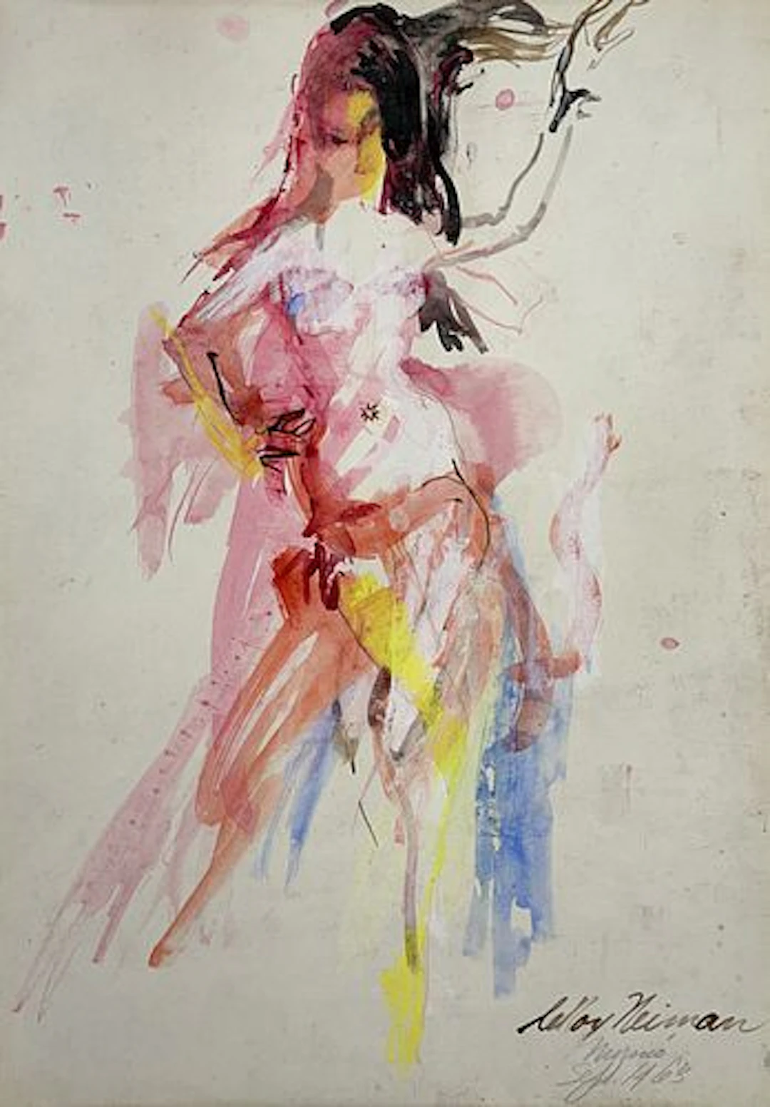 LeRoy Neiman - Morocco (Study of a Belly Dancer)