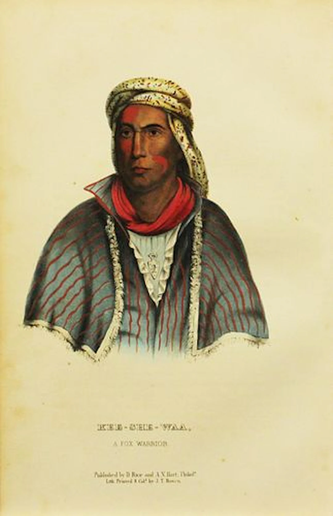 Charles Bird King - Kee She Waa A Fox Warrior