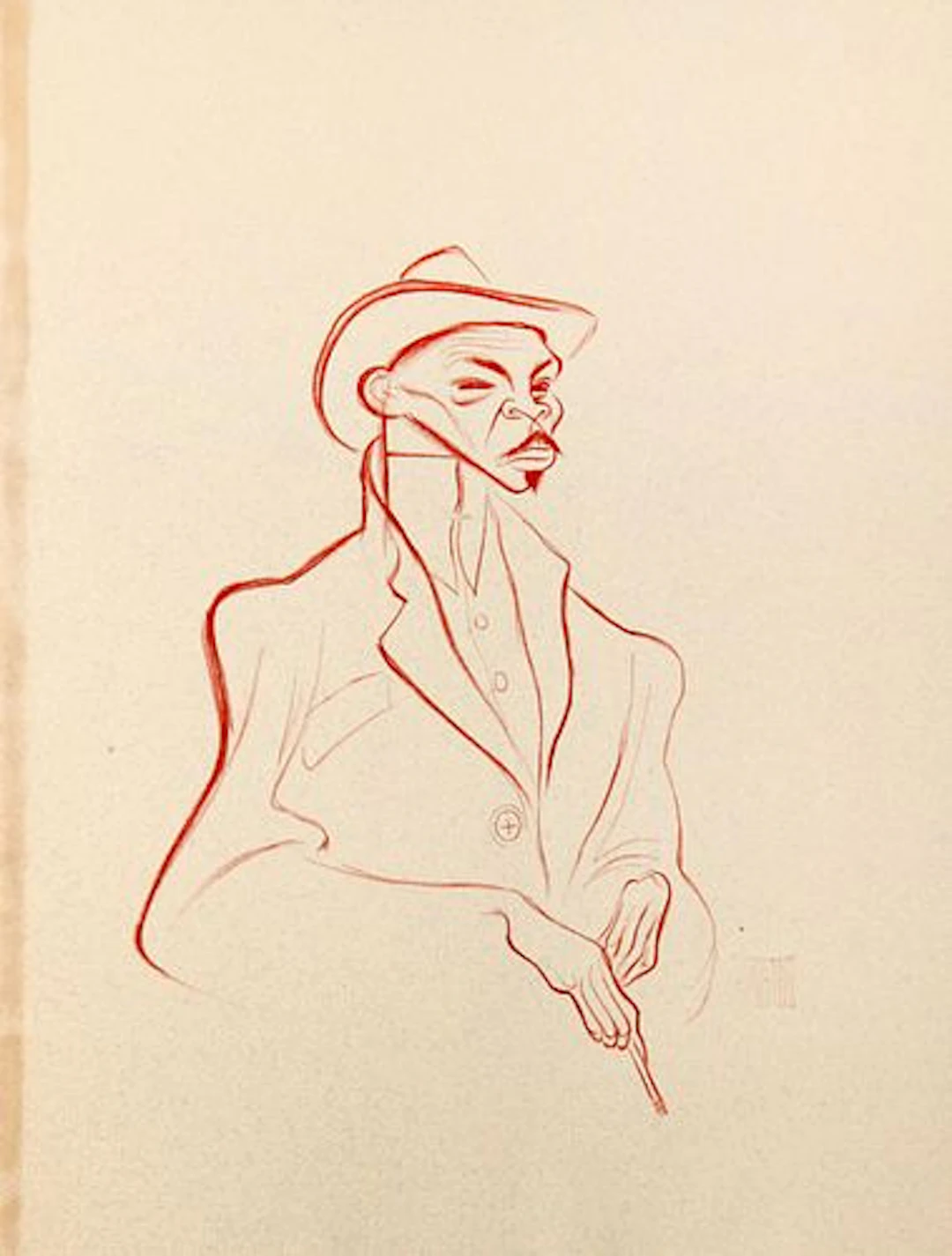 Al Hirschfeld - Reefer Man