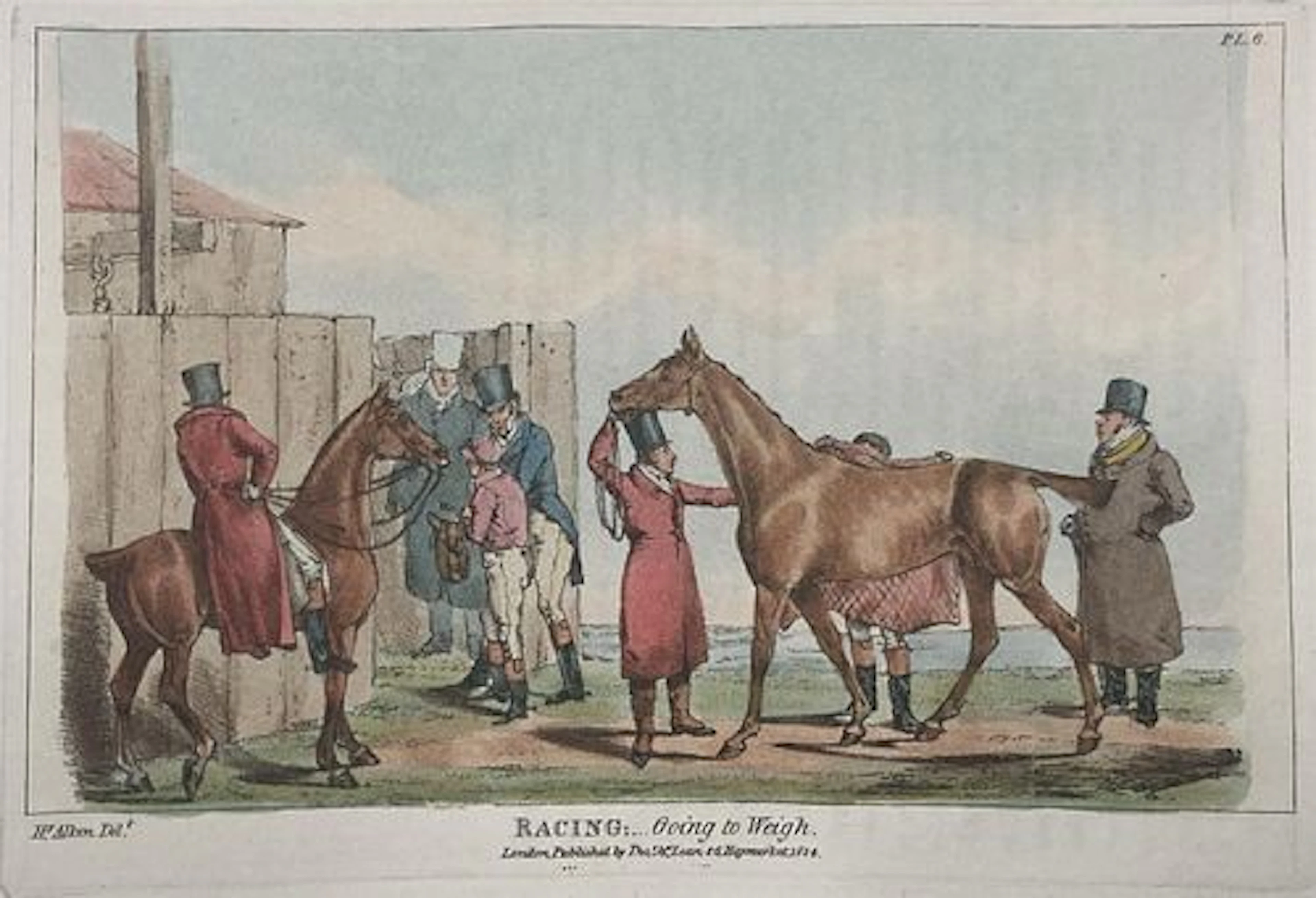 Henry Alken - Racing Going to Weigh