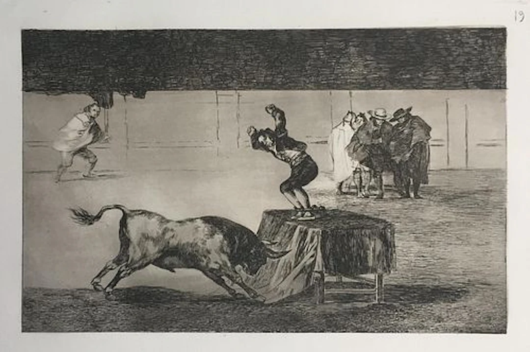 Francisco Jose De Goya Lucientes - La Tauromaquia Plate