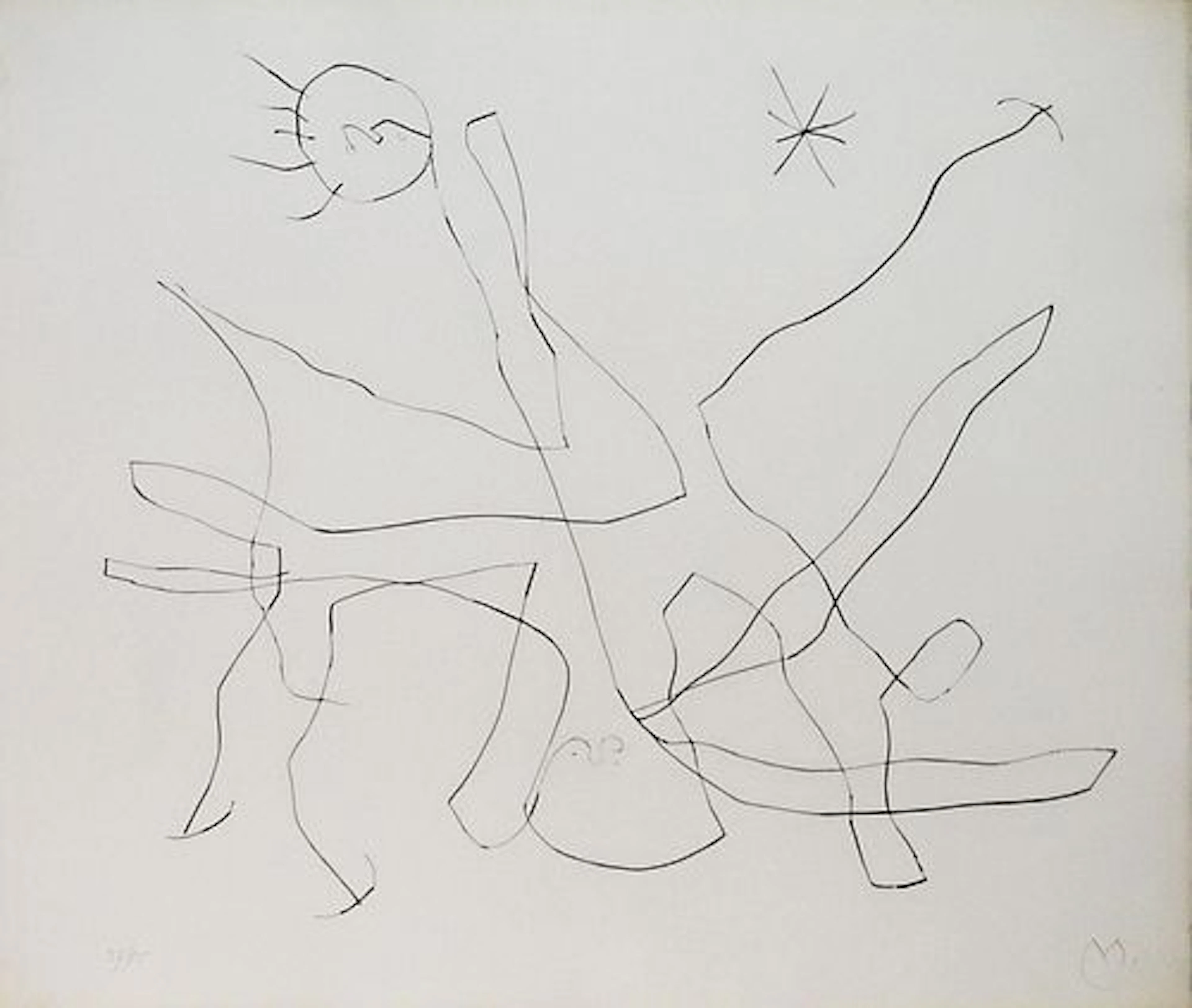 Joan Miro - Untitled XIII from "Flux de l'Aimant"