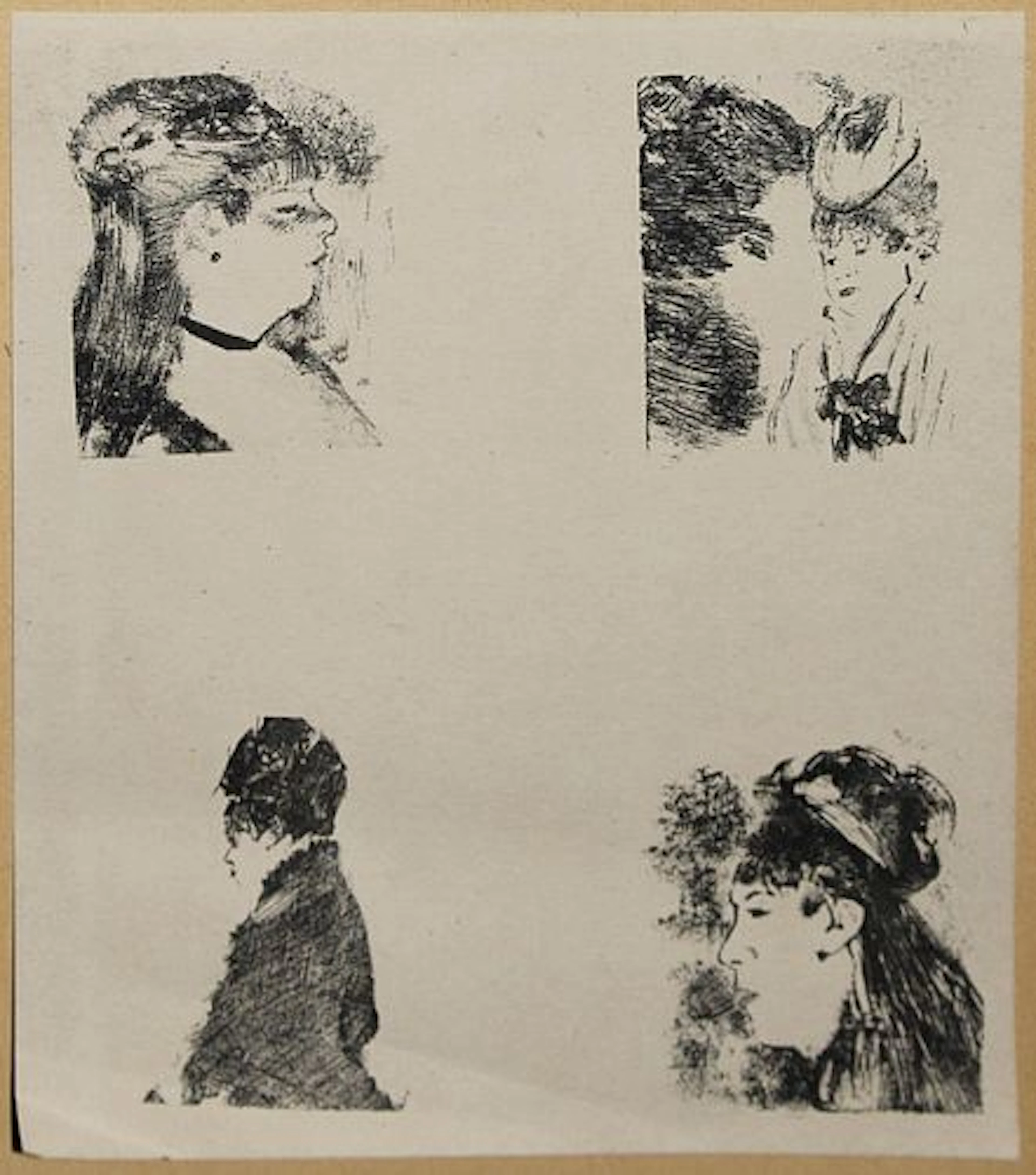 Edgar Degas - Tetes de Femmes