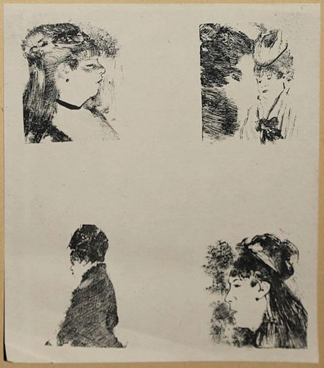 Edgar Degas - Tetes de Femmes
