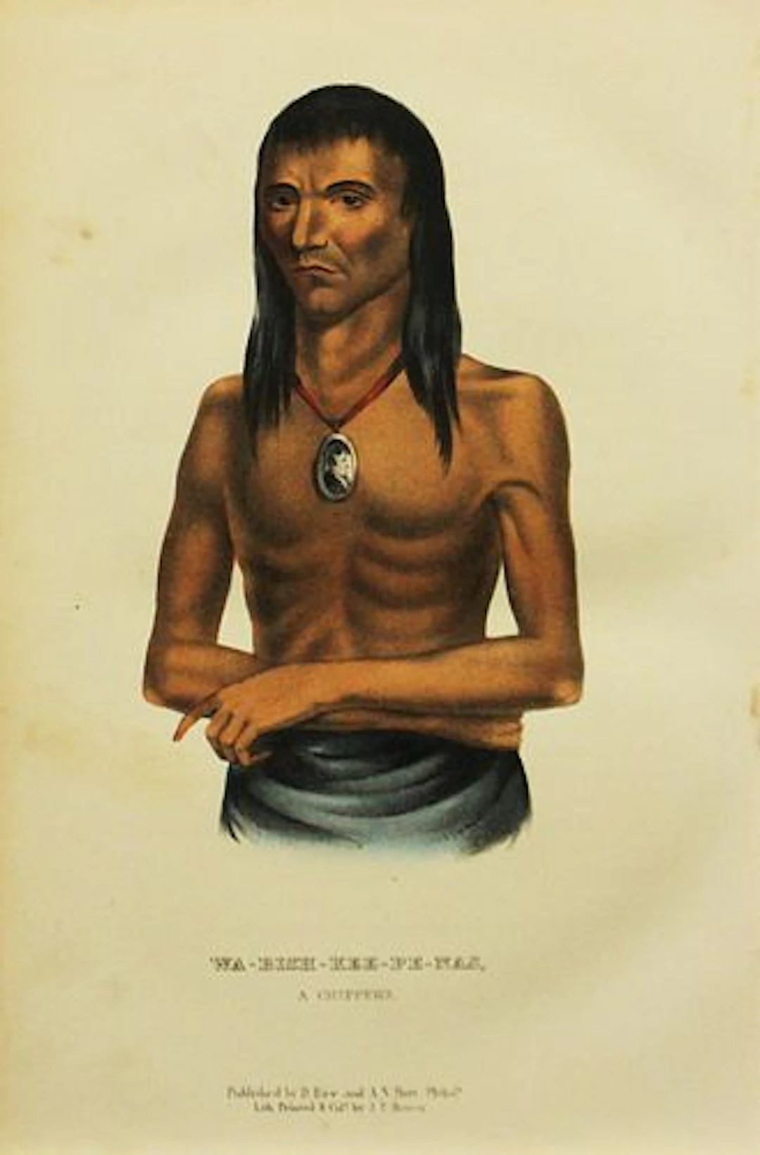 Charles Bird King - Wa Bish Kee Pe Nas A Chippewa